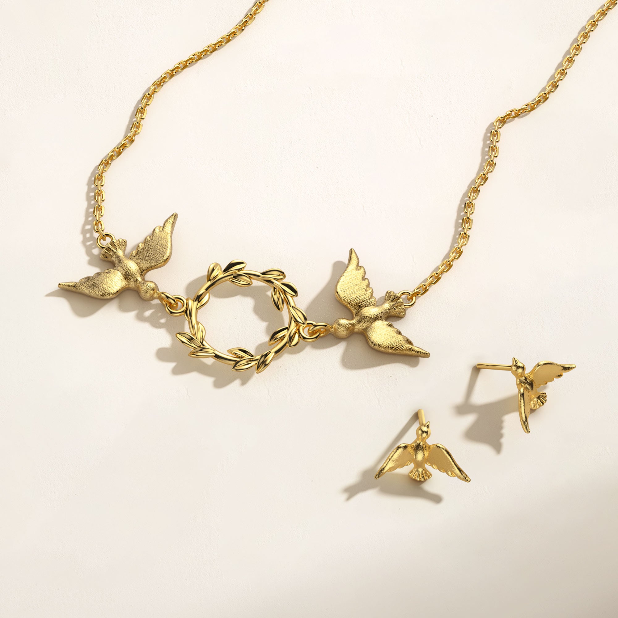 Dove Stud Earrings - vanimy