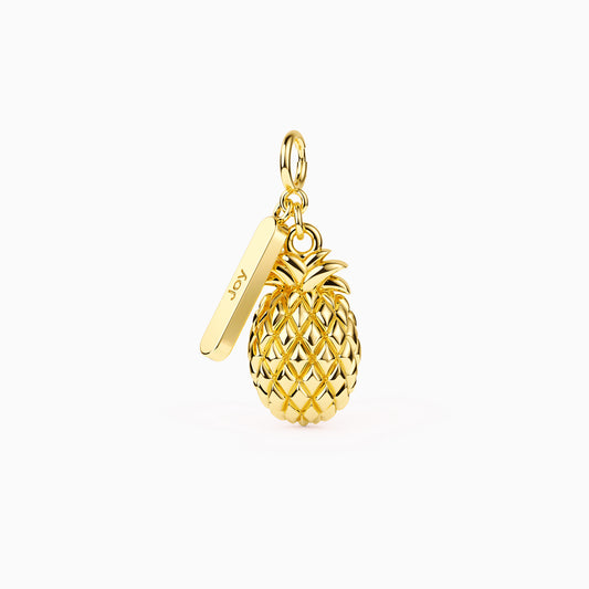Fruits of Spirit Joy Pineapple Charm - vanimy