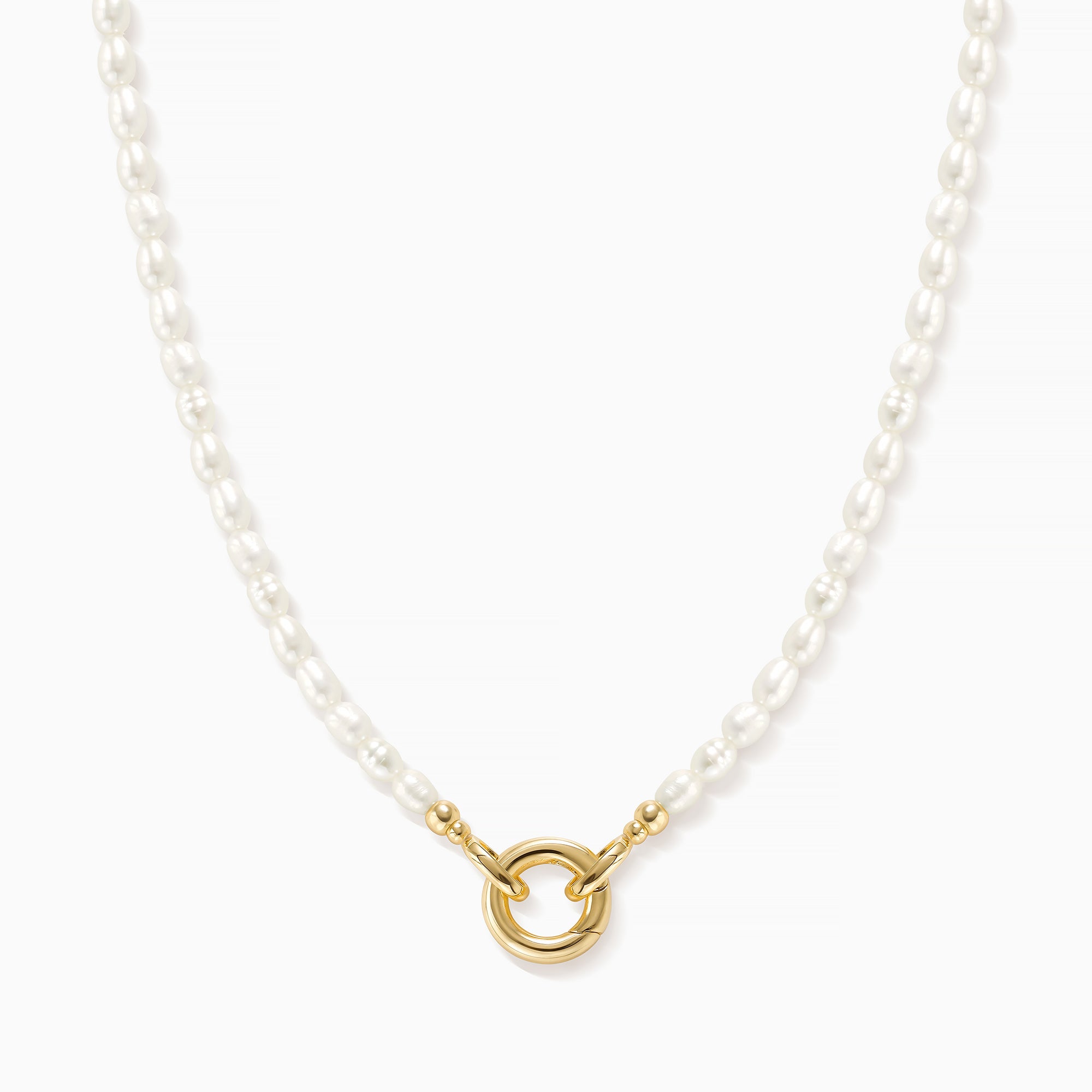 Freshwater Pearl Charm Necklace - vanimy