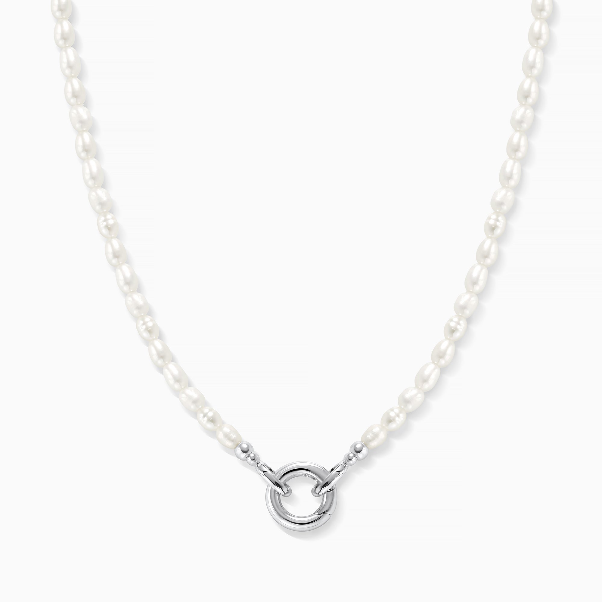 Freshwater Pearl Charm Necklace - vanimy