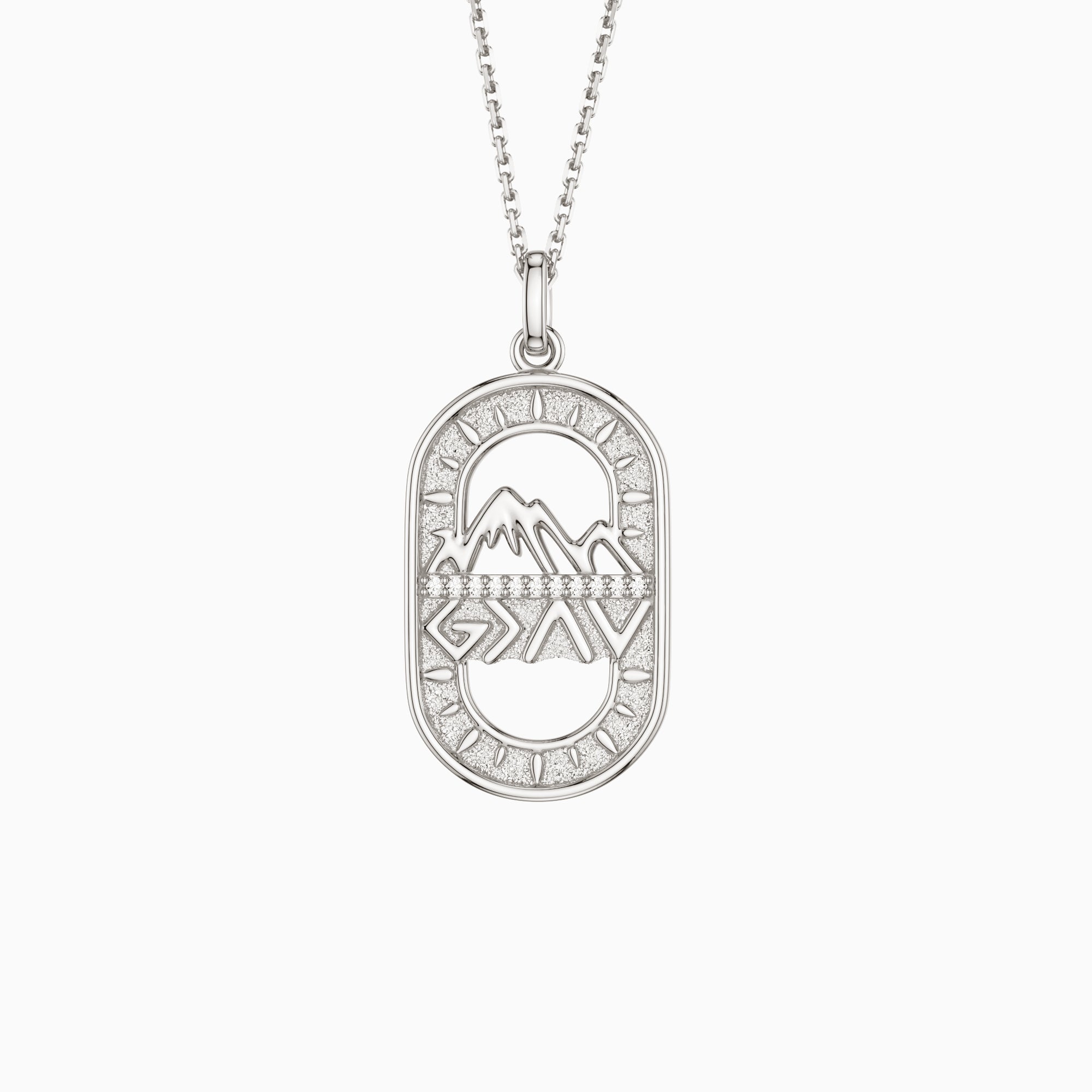 God is Greater Than the Highs and Lows Pendant Necklace