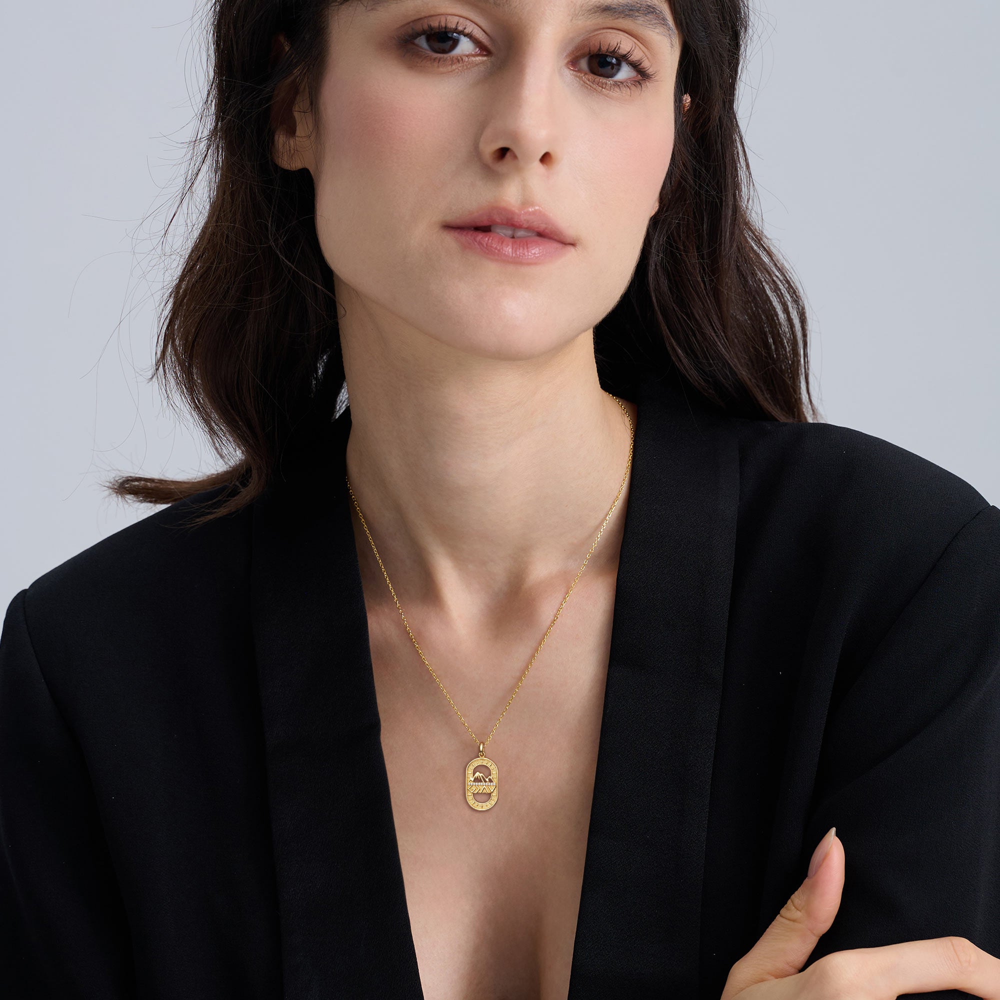 God is Greater Than the Highs and Lows Pendant Necklace