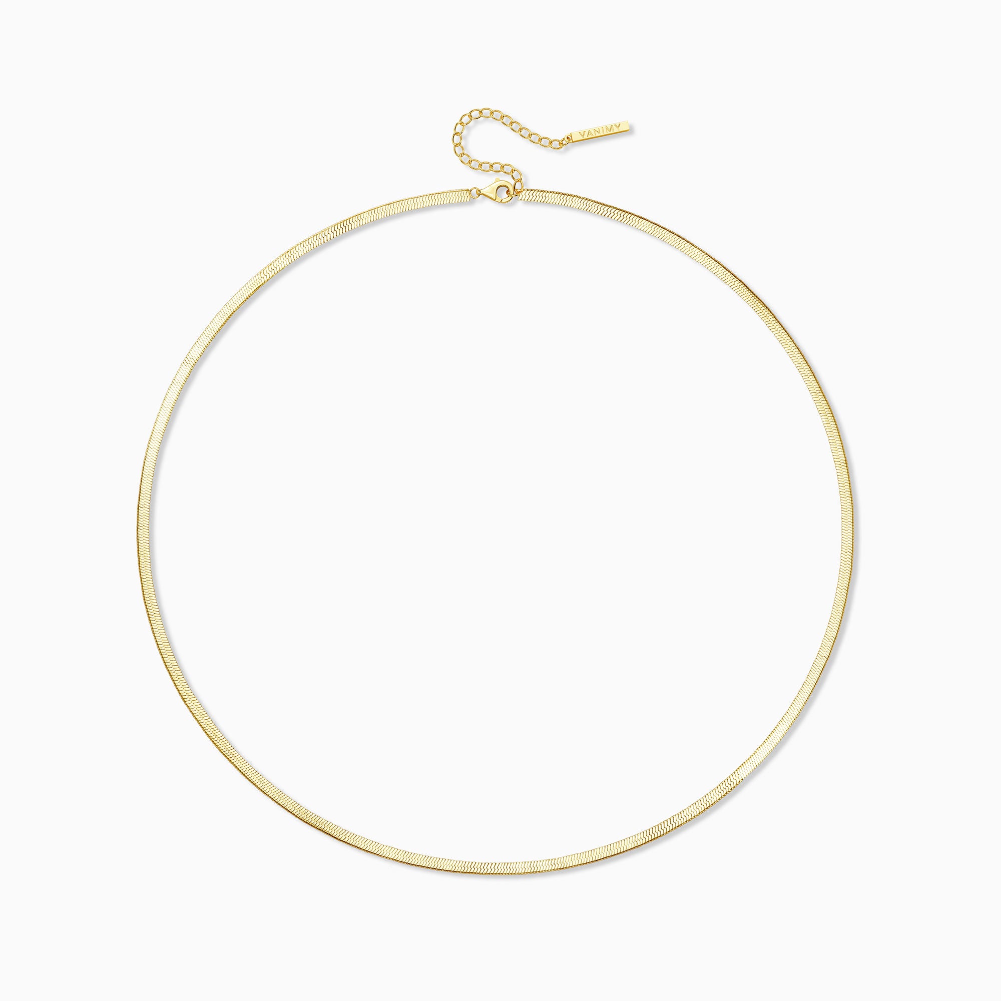 Flat Snake Chain Necklace