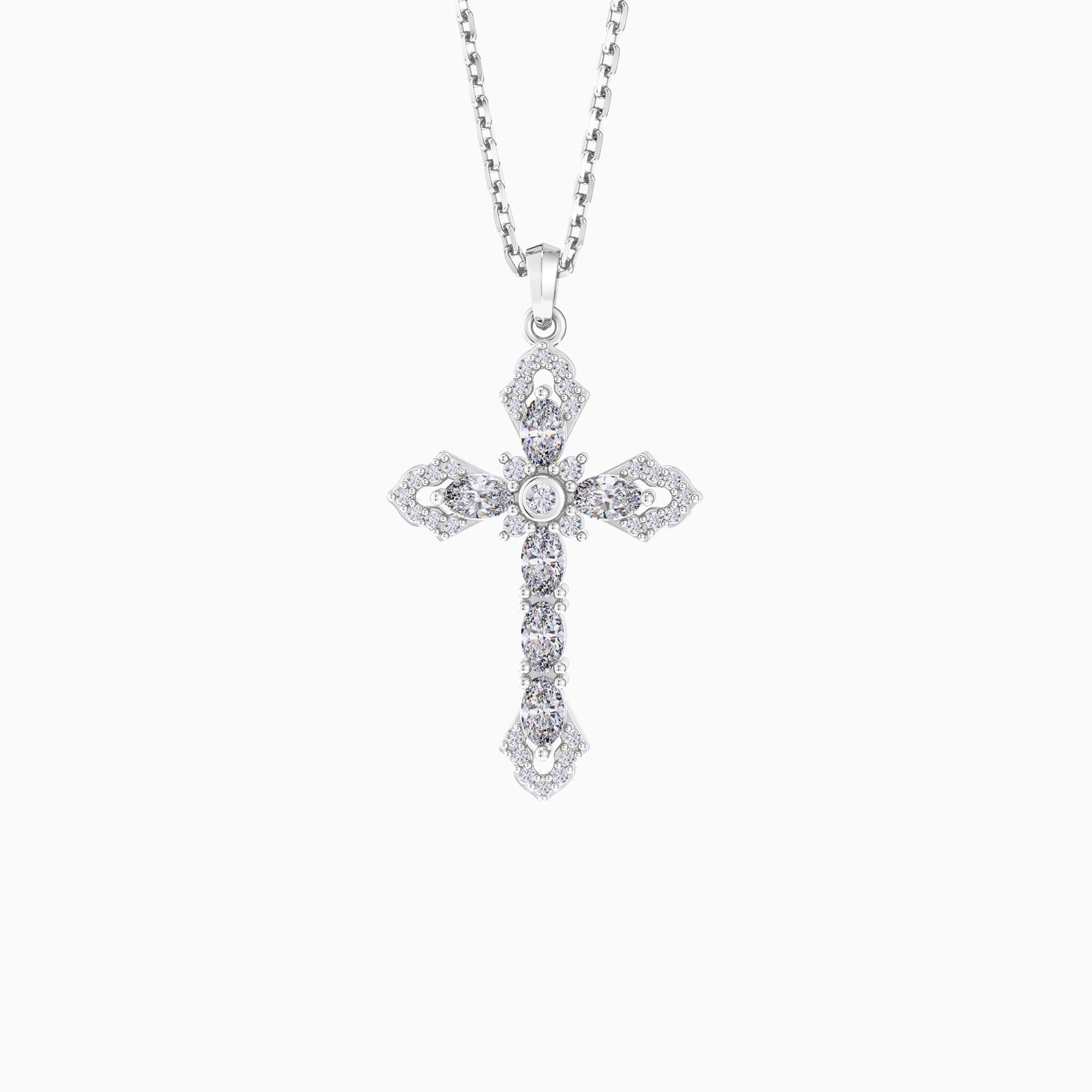 Helena Cross Pendant Necklace
