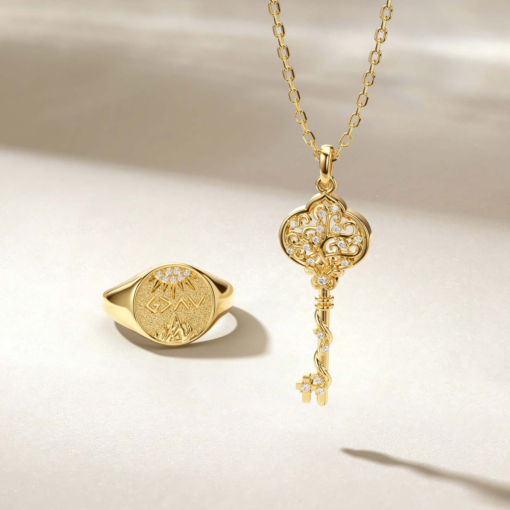 Manifestation Key to Growth Necklace