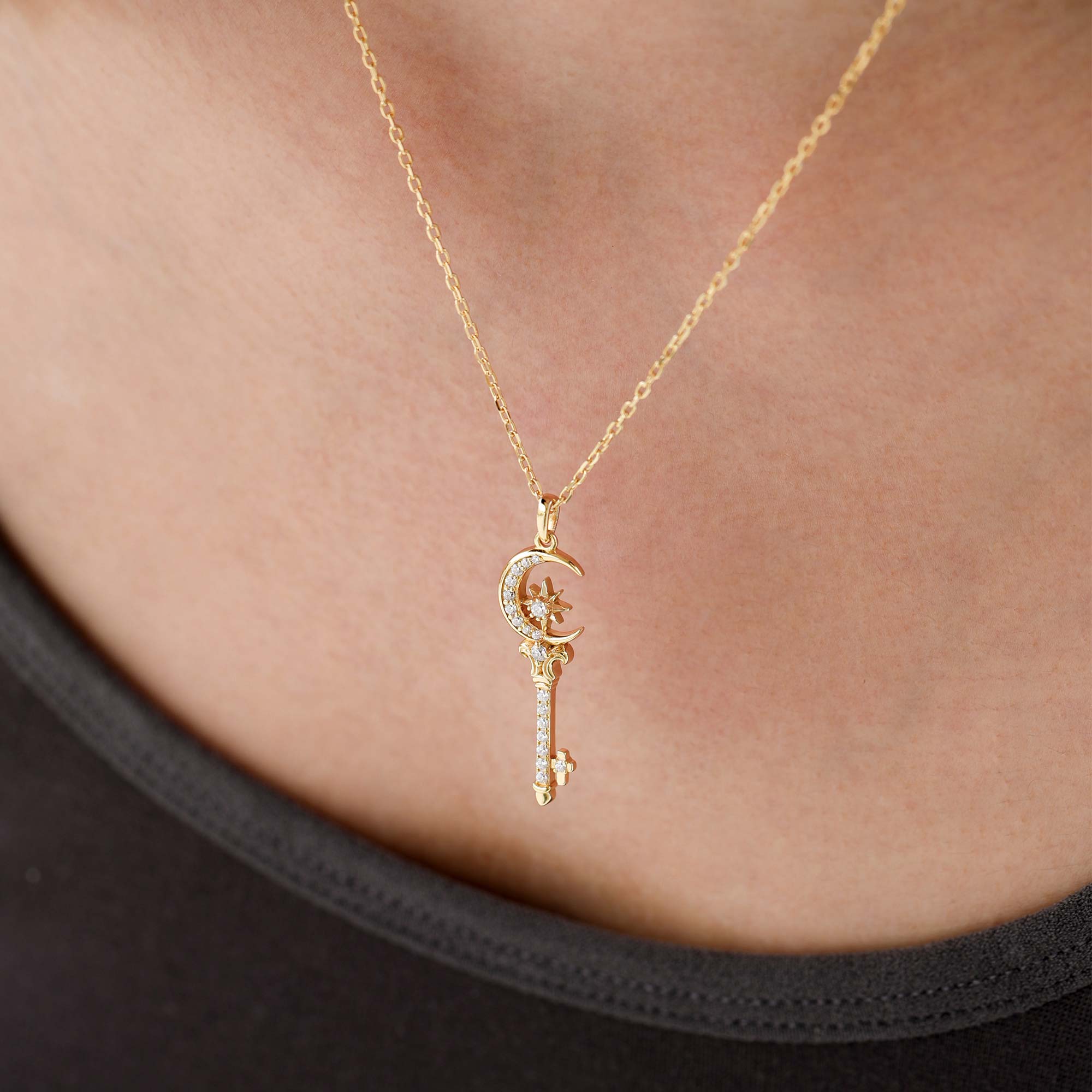 Manifestation Key to Wisdom Necklace