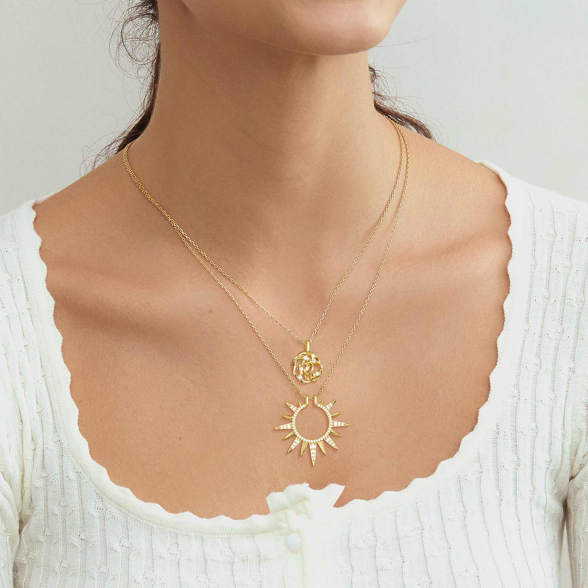 Camellia Compassion Necklace