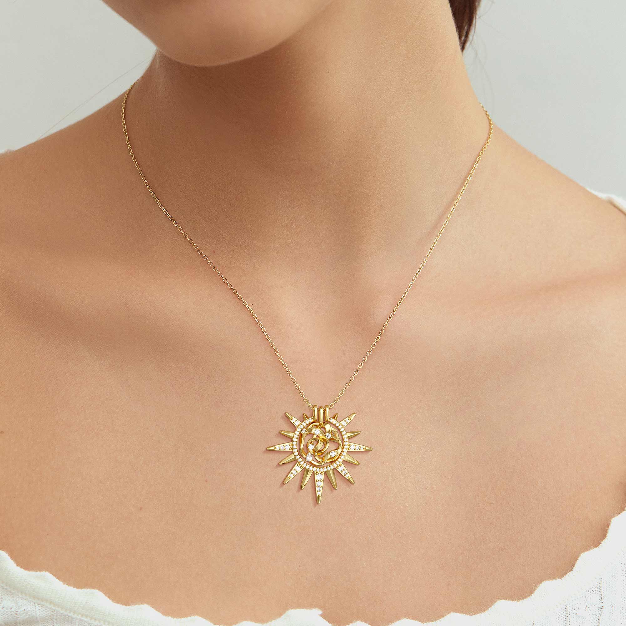 Camellia Compassion Necklace