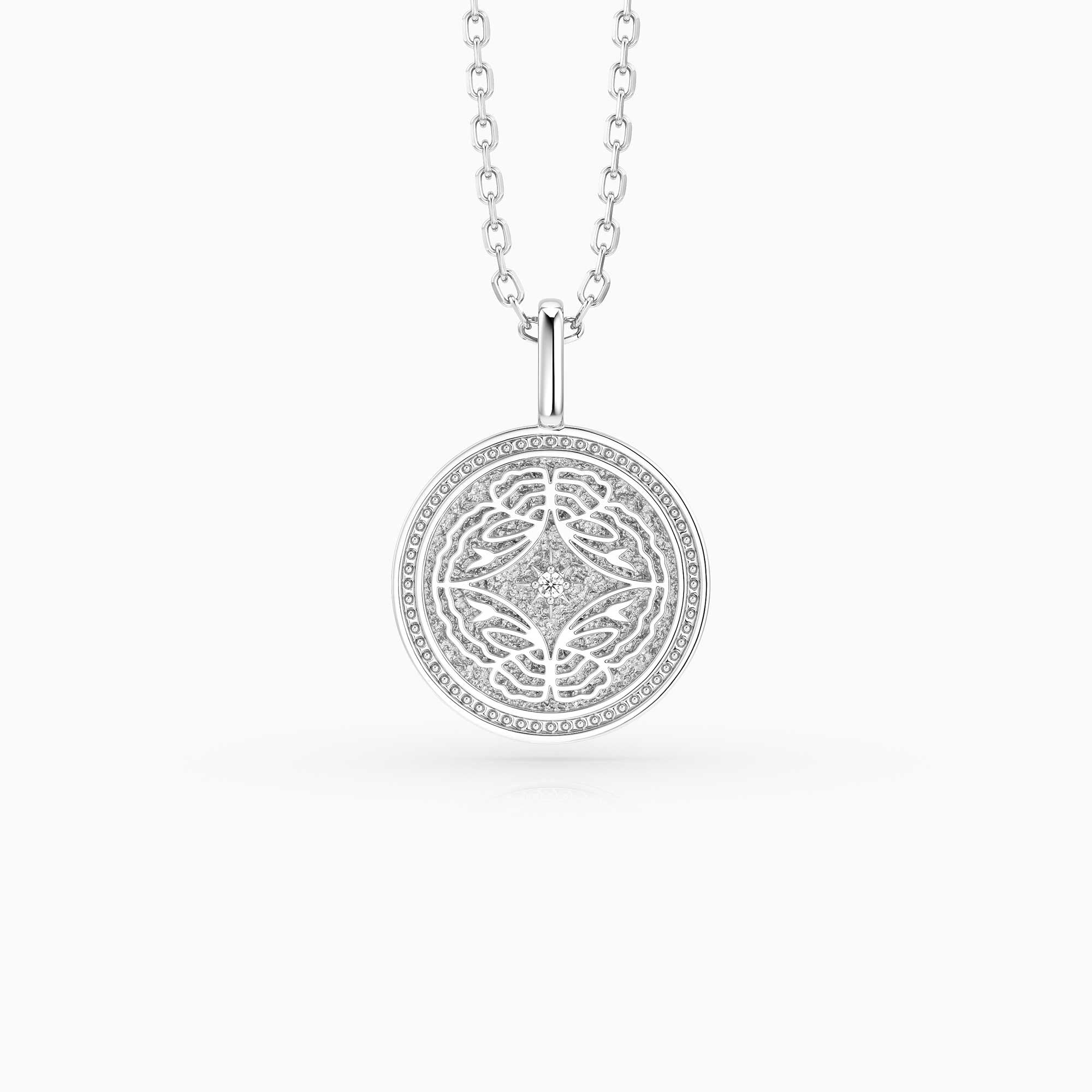 Butterfly Becoming Medallion Necklace
