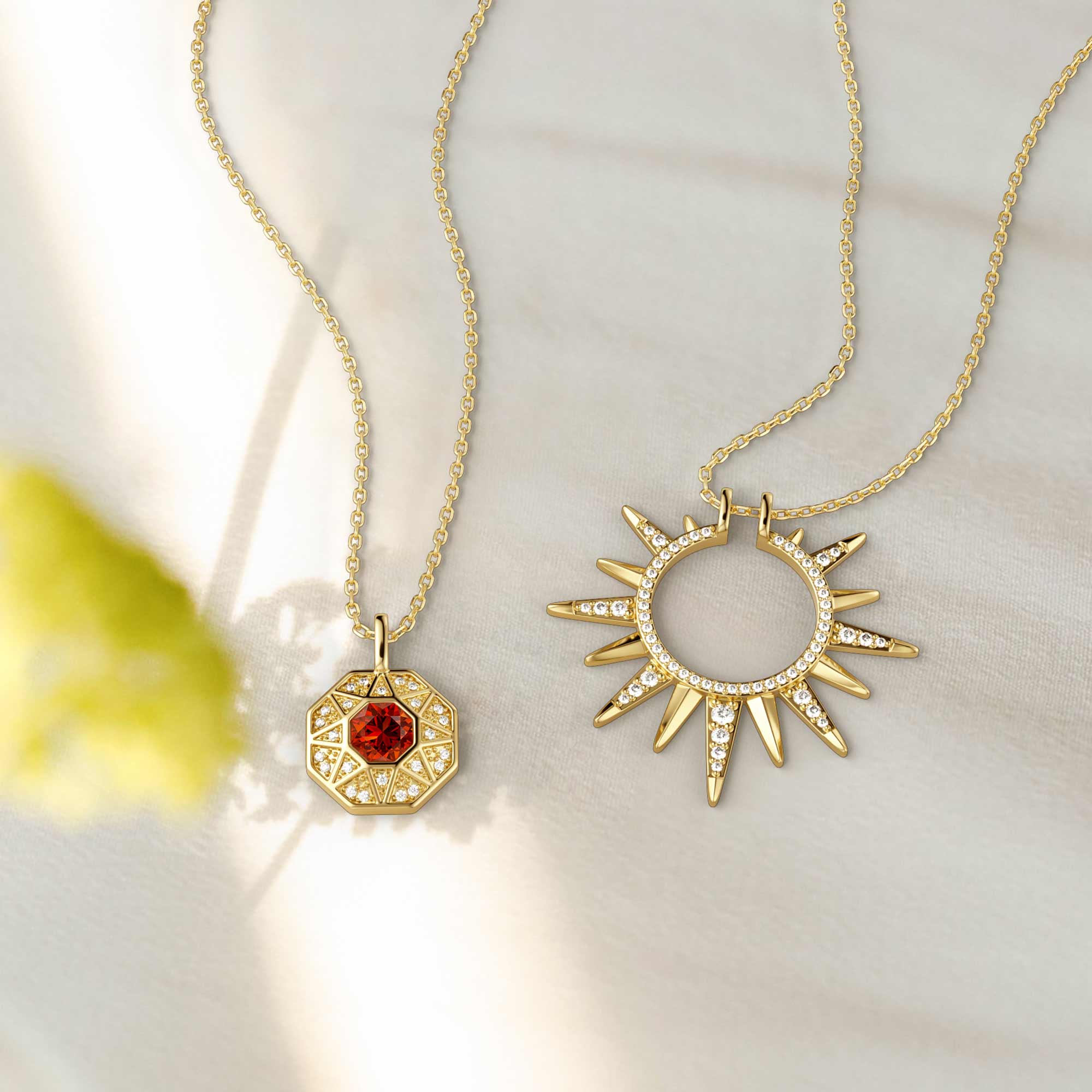 Radiant Light of Truth Octagon Necklace
