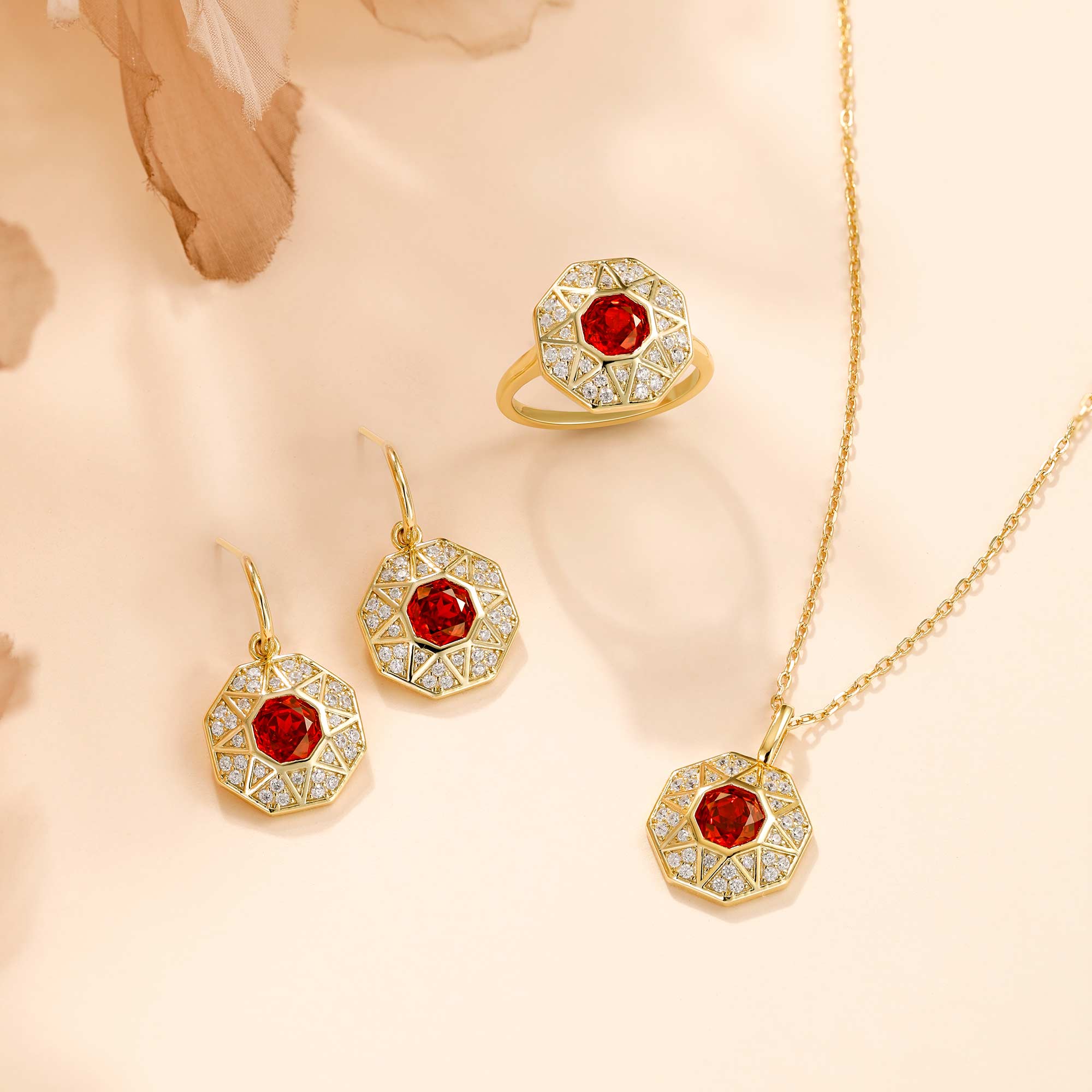 Radiant Light of Truth Octagon Necklace