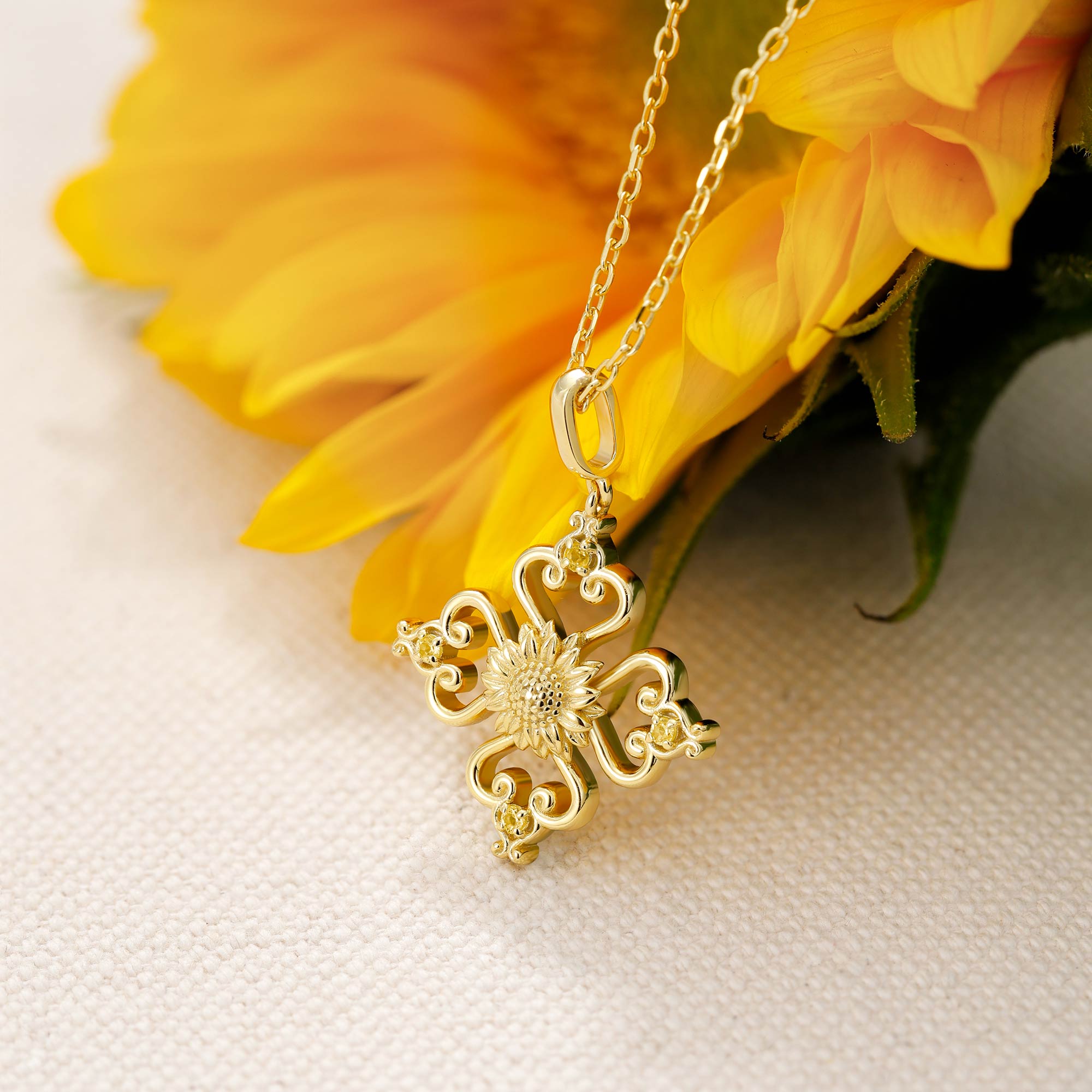 Sacred Bloom Love Birth Flower Necklace