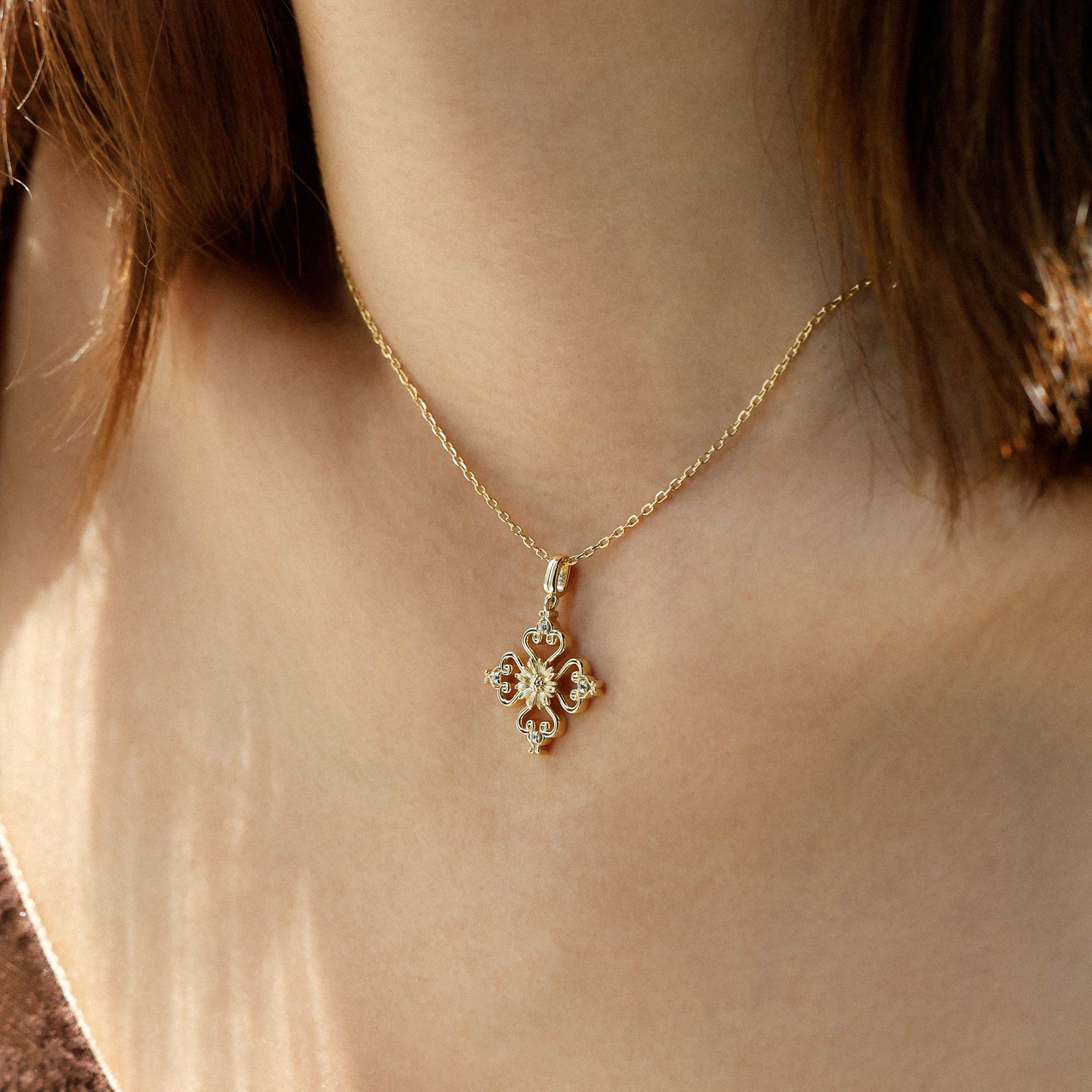 Sacred Bloom Love Birth Flower Necklace