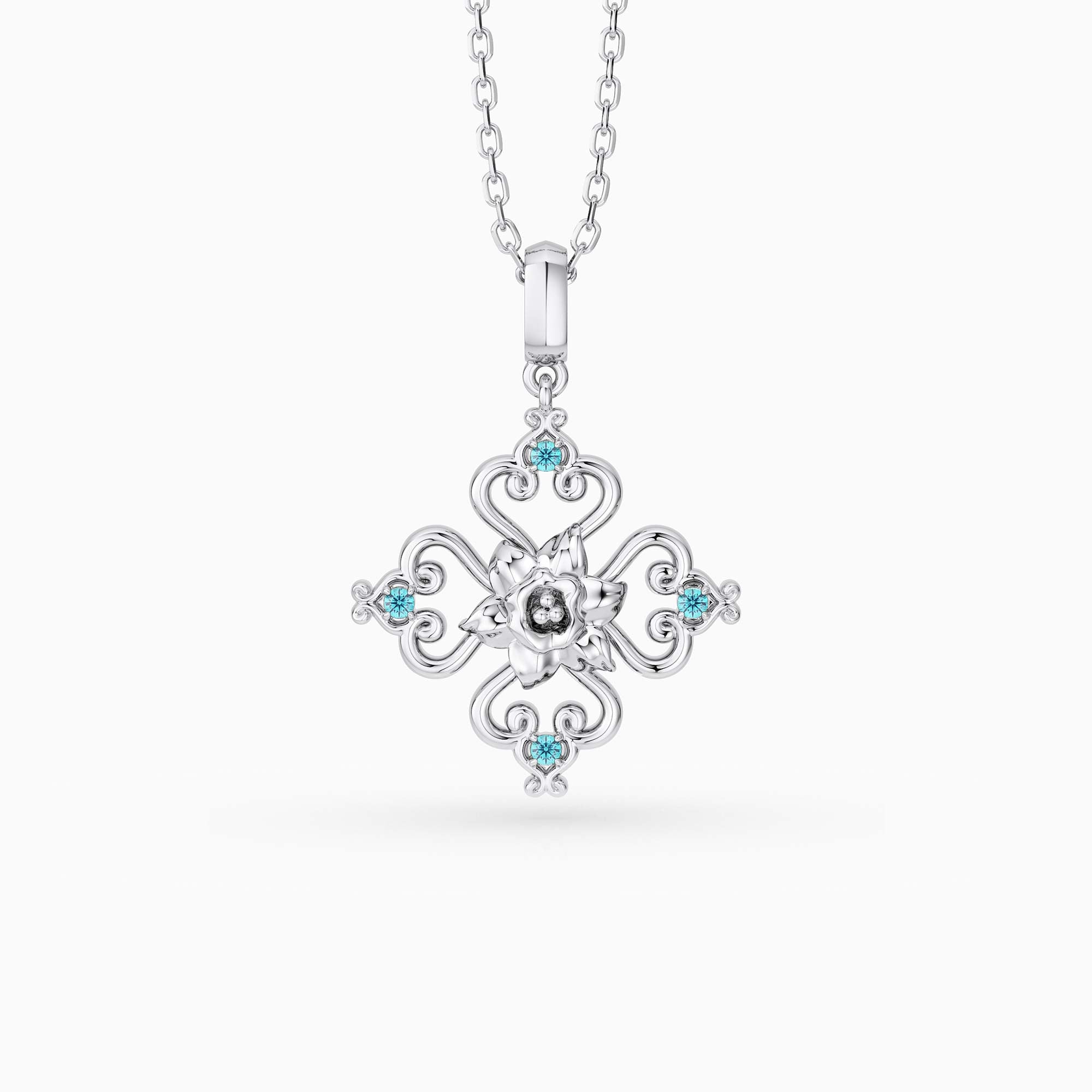 Sacred Bloom Daffodil Love Birth Flower Necklace