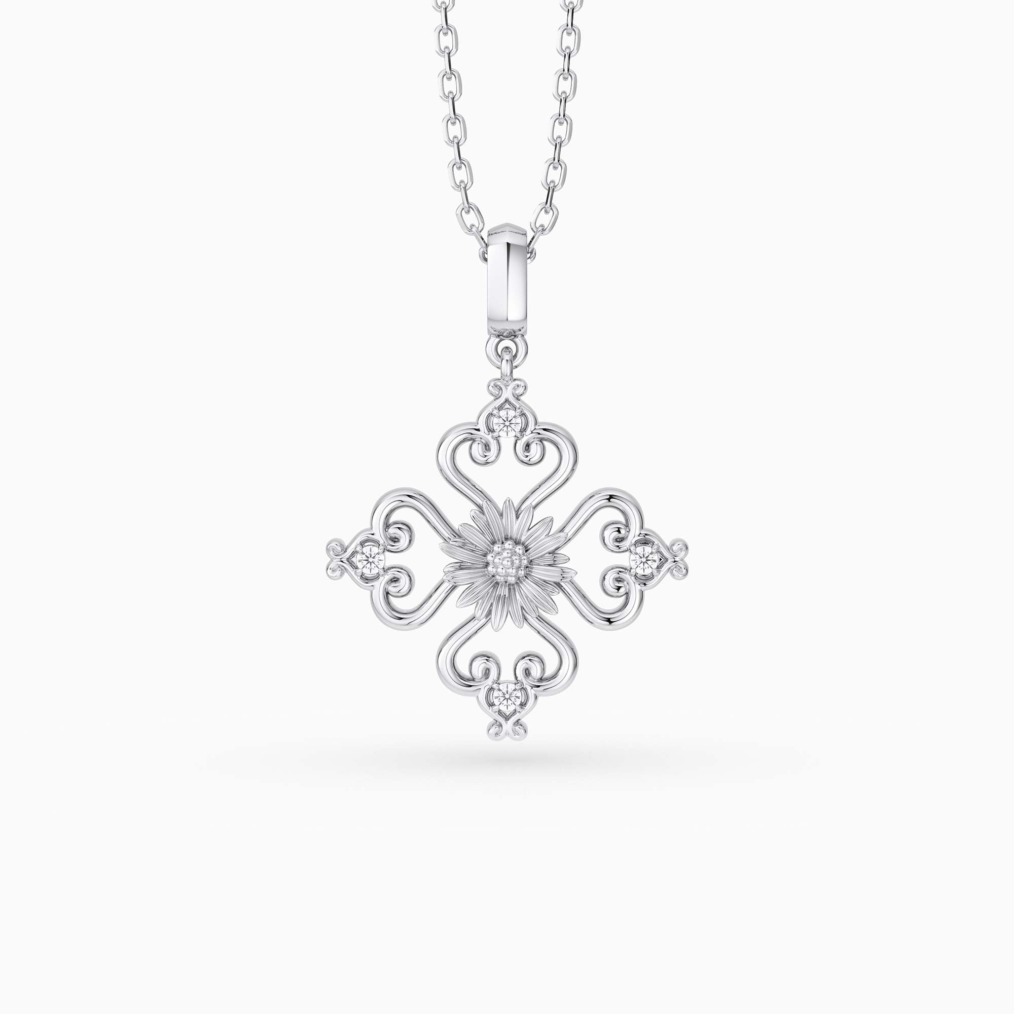Sacred Bloom Daisy Love Birth Flower Necklace