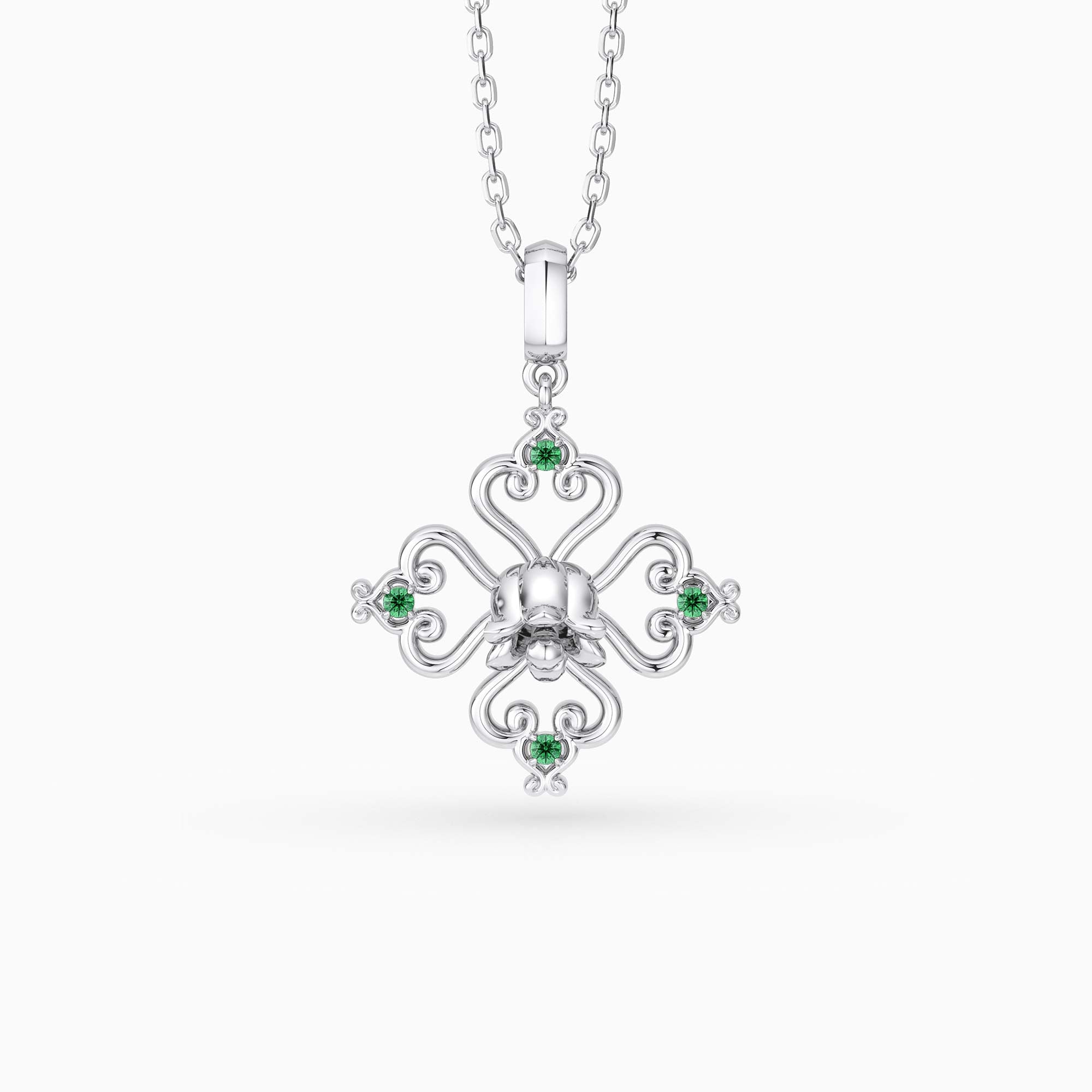Sacred Bloom Lily of the Valley Love Birth Flower Necklace