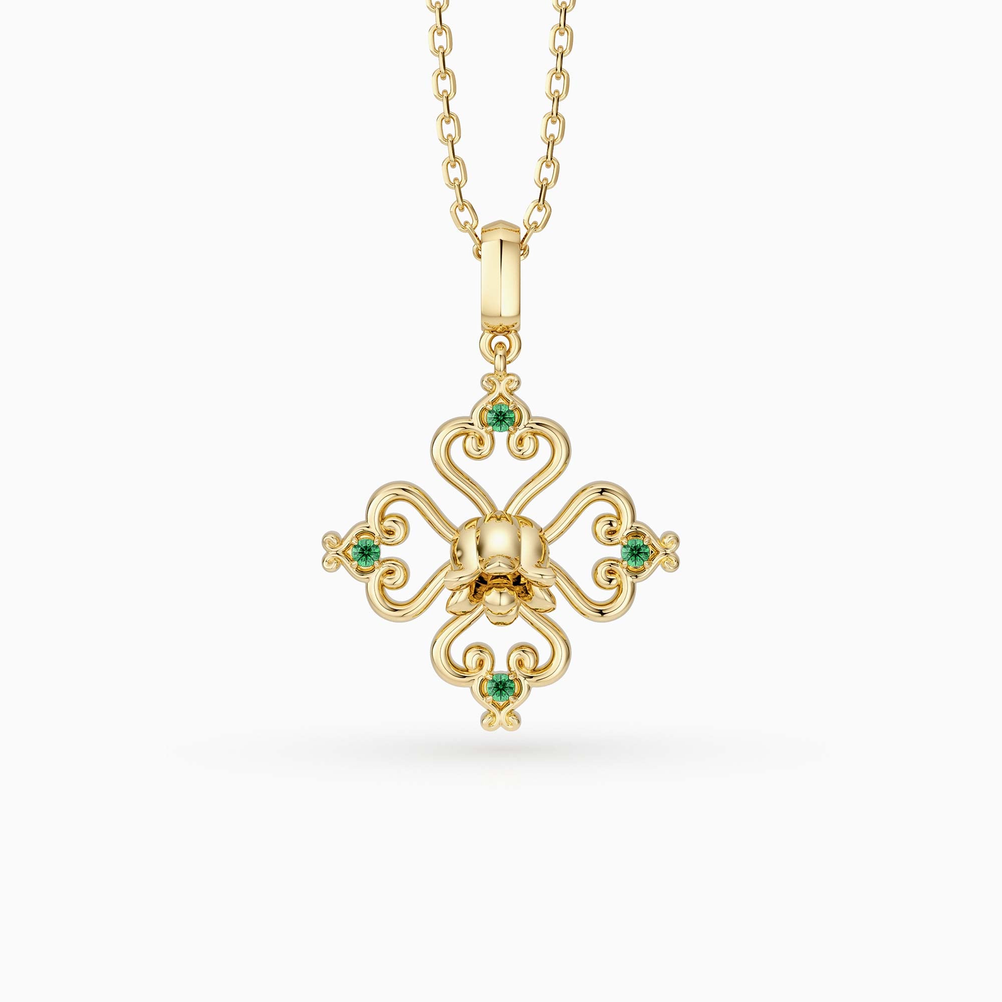 Sacred Bloom Lily of the Valley Love Birth Flower Necklace