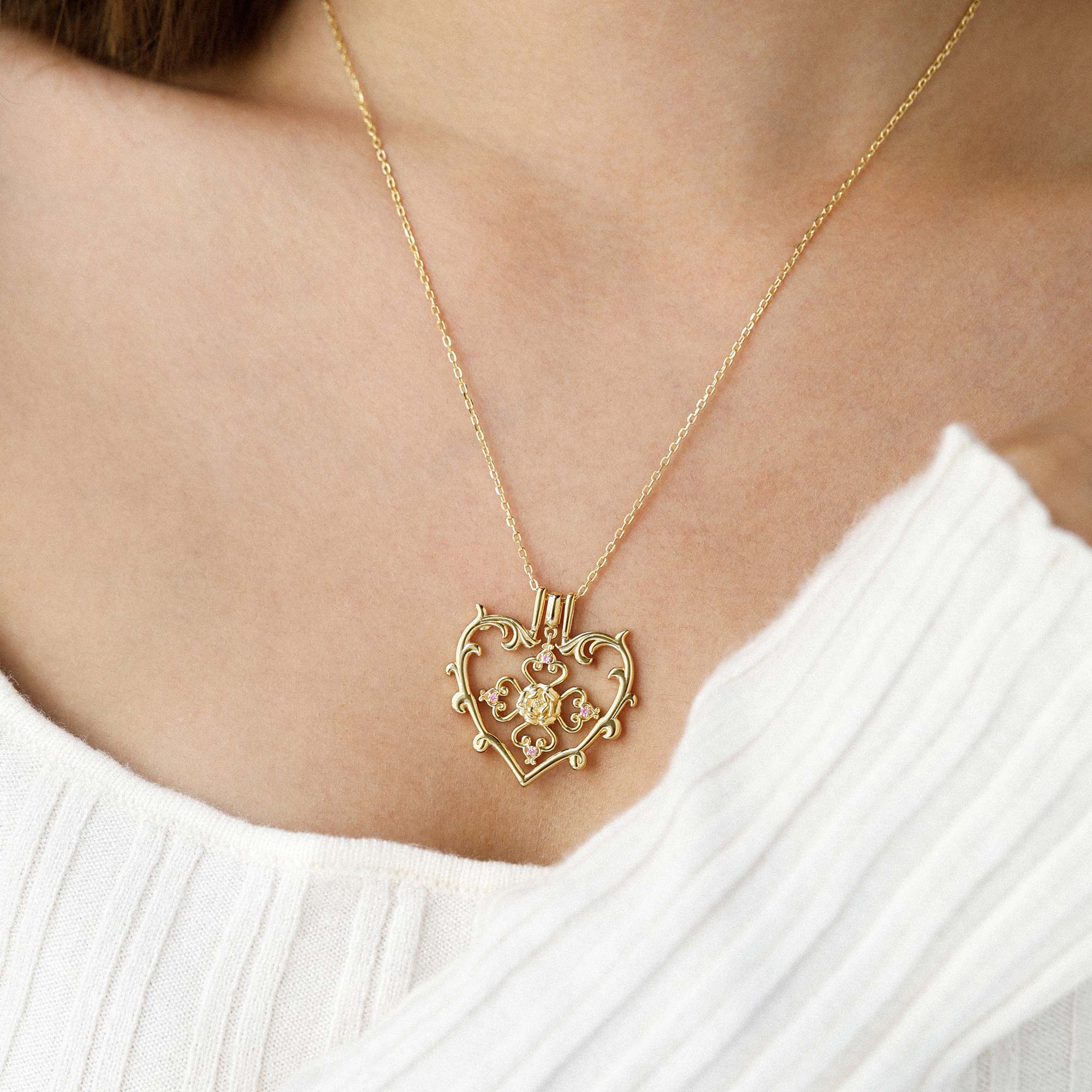 Sacred Bloom Marigold Love Birth Flower Necklace
