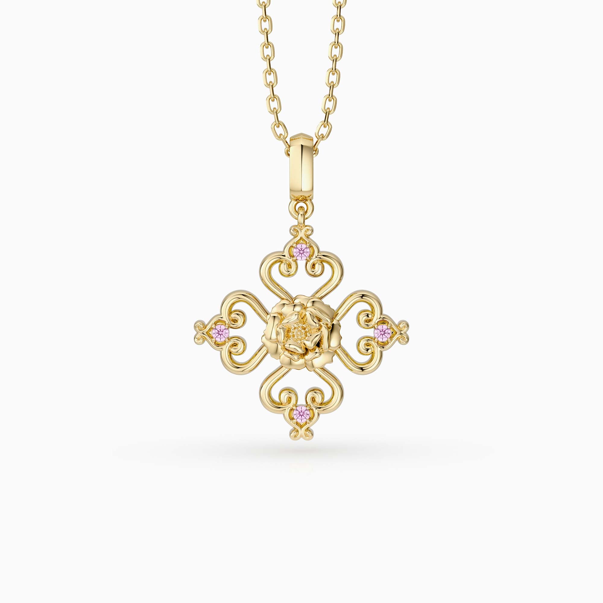 Sacred Bloom Marigold Love Birth Flower Necklace