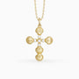 Sacred Voyage Mother of Pearl Cross Necklace