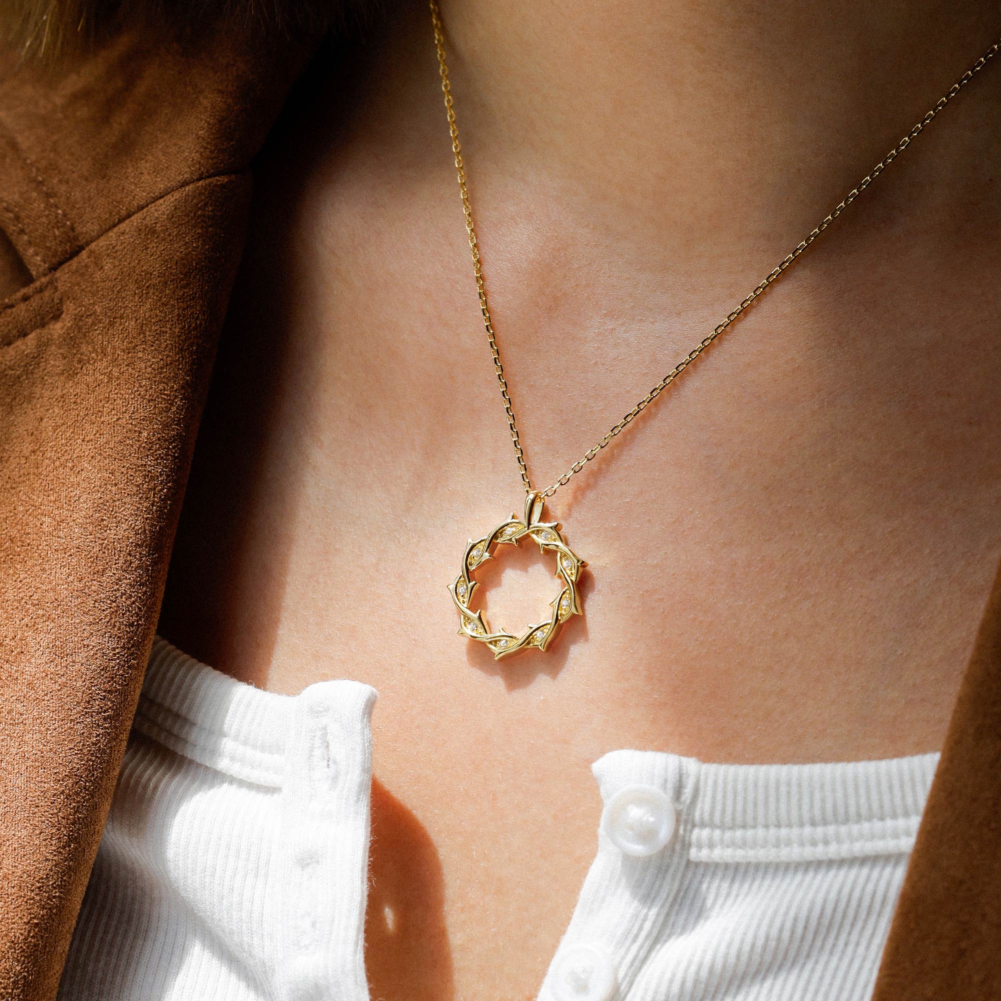 Crown of Thorns Light Necklace