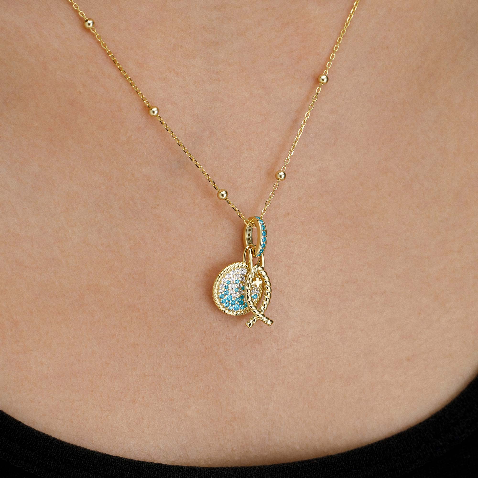 Collier Poisson Jésus Dégradé