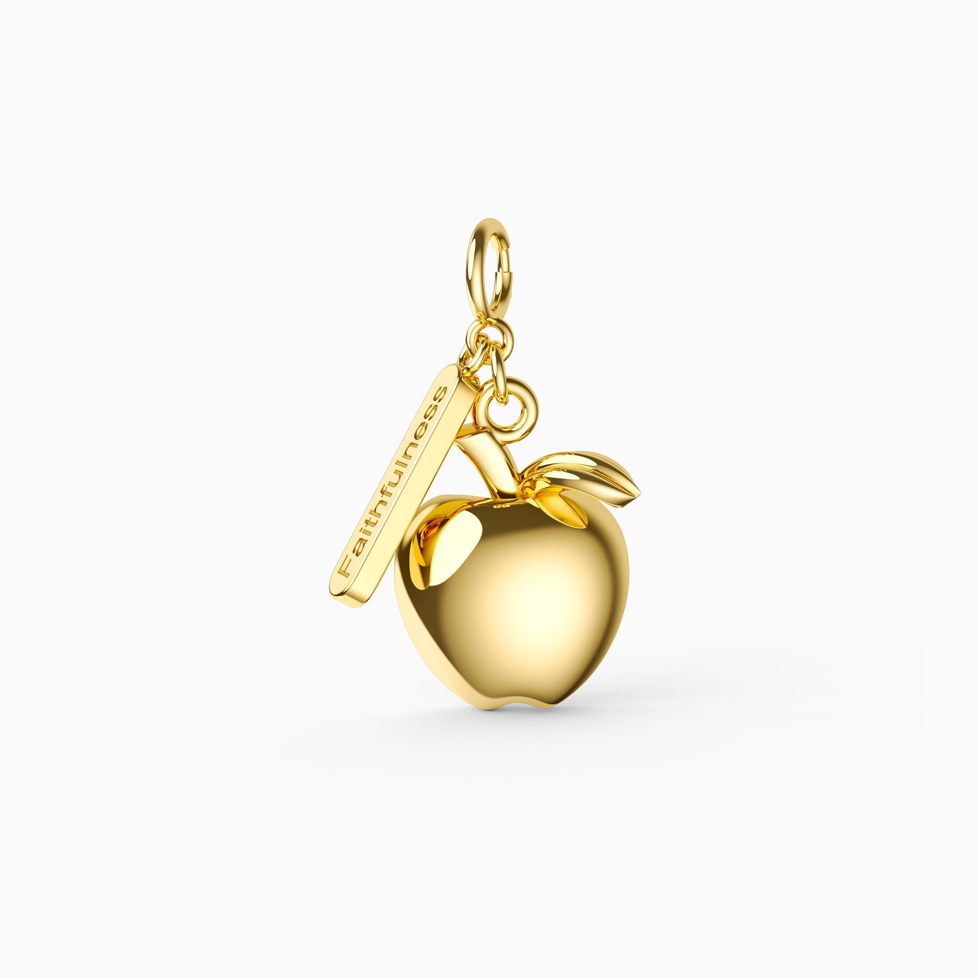 Fruits of Spirit Faithfulness Apple Charm - vanimy