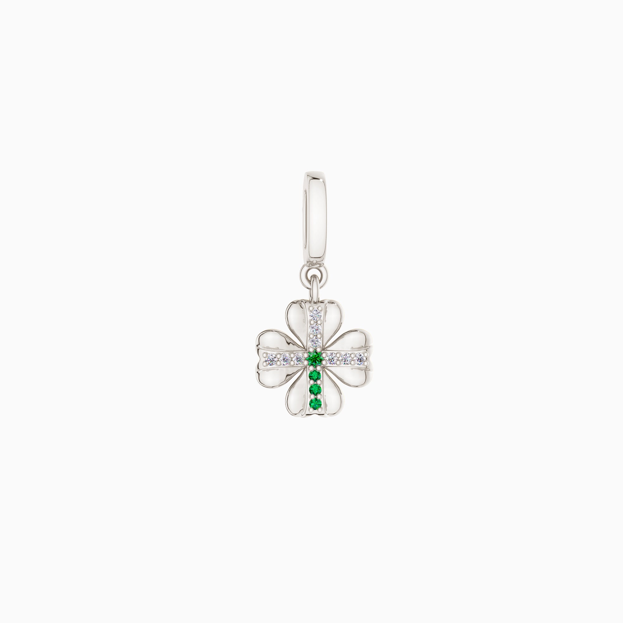 Four-Leaf Clover Charm Pendant