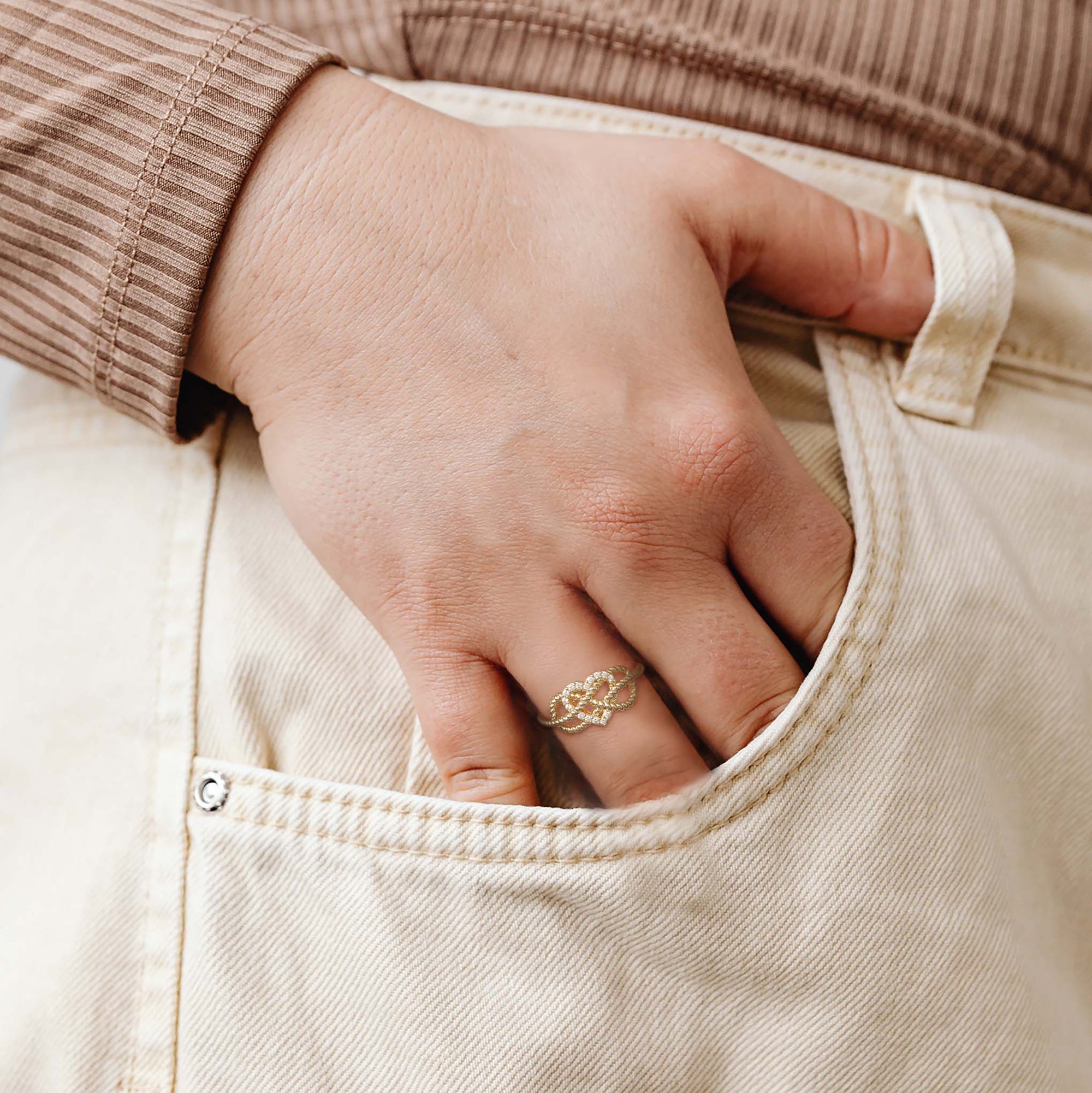 Heart Knot Ring - vanimy
