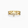 Tiered Cross Ring - vanimy