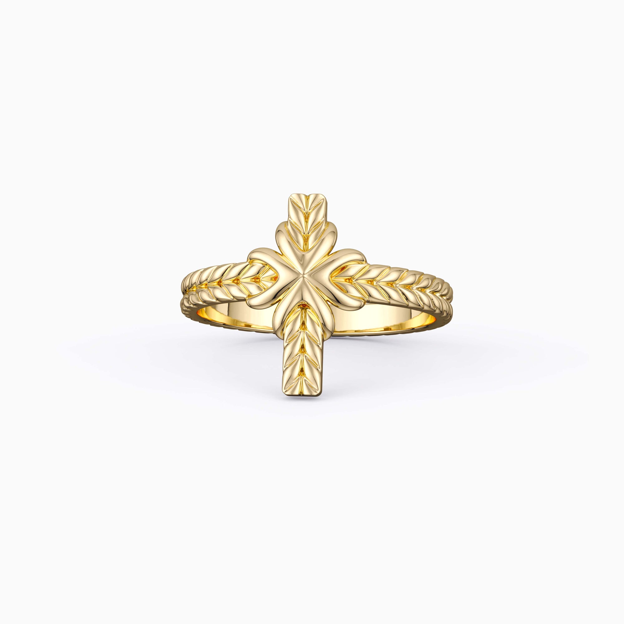 Devout Cross Stack Ring - vanimy