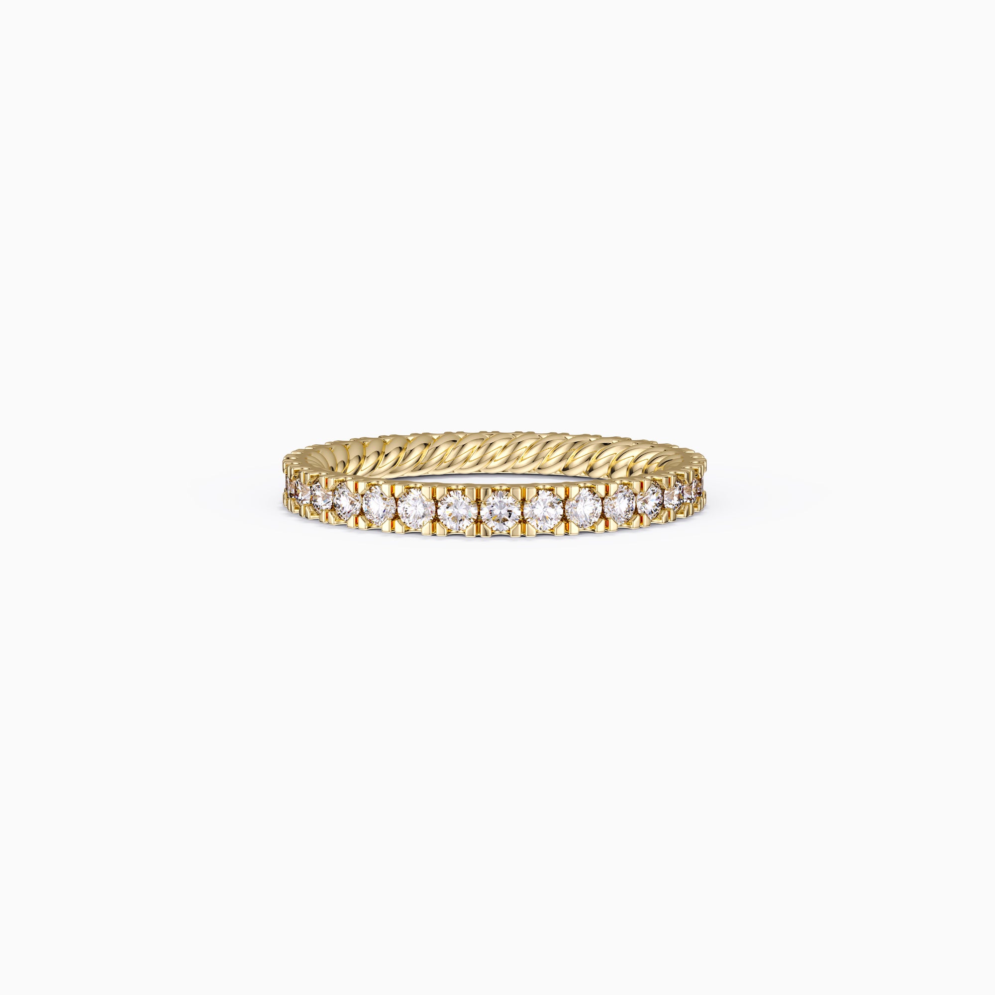 Pavé Zircon Band Ring - vanimy