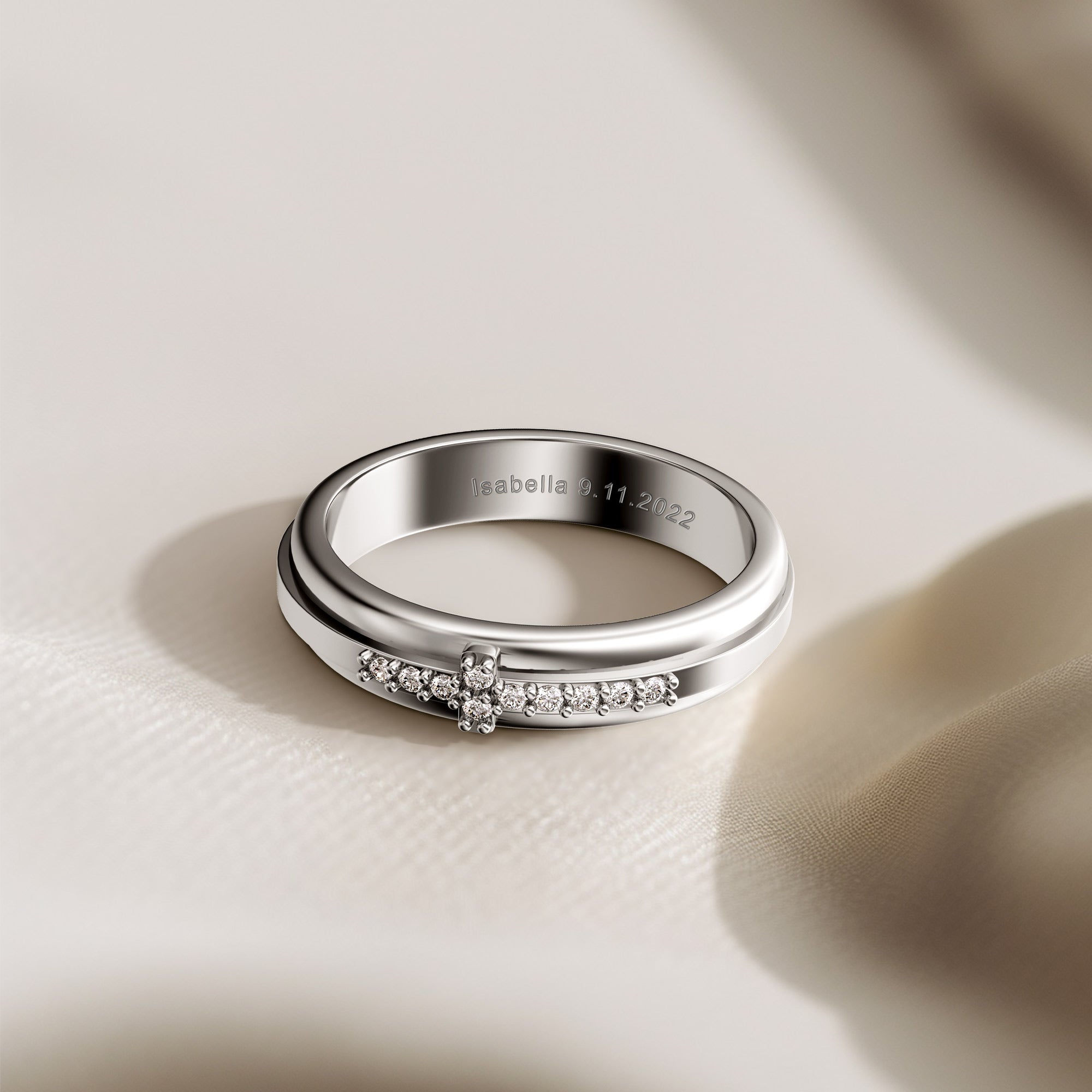 Cross Pray Bands Ring - vanimy