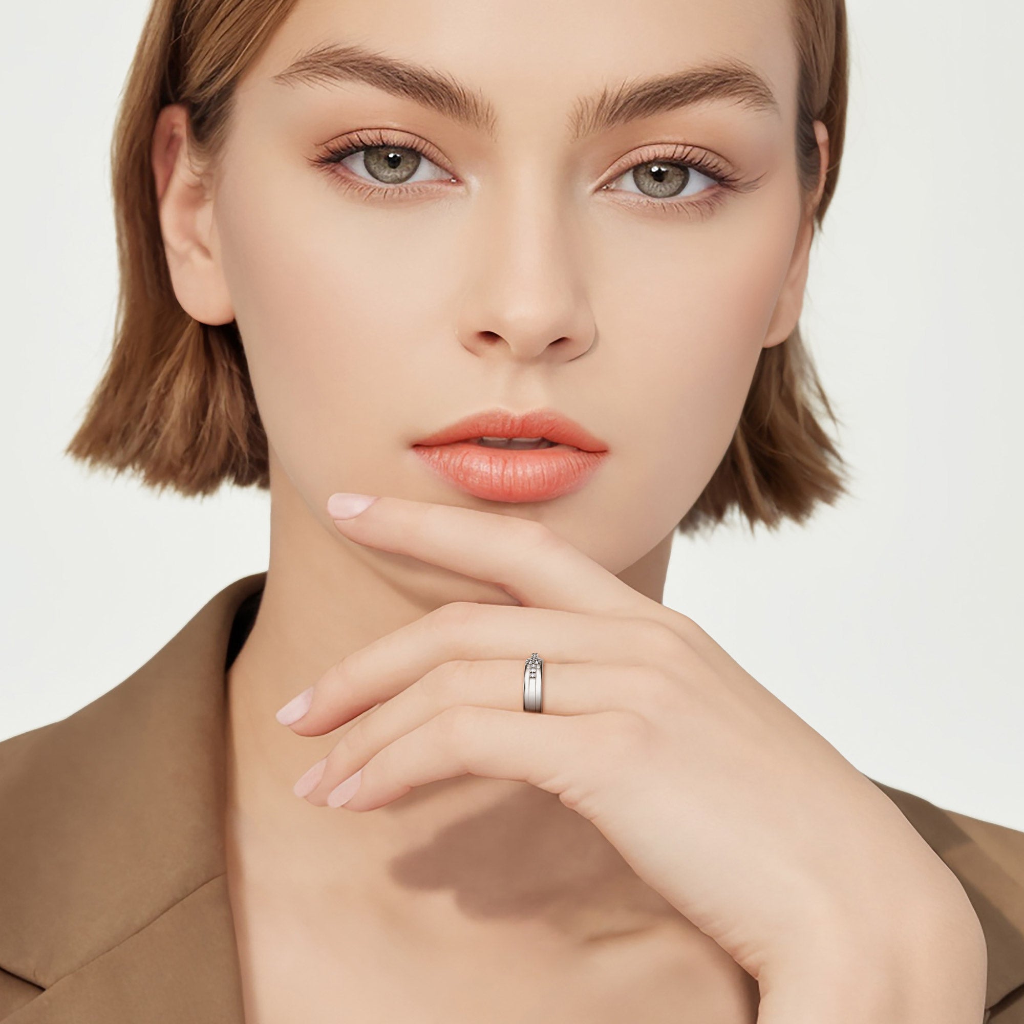 Cross Pray Bands Ring - vanimy
