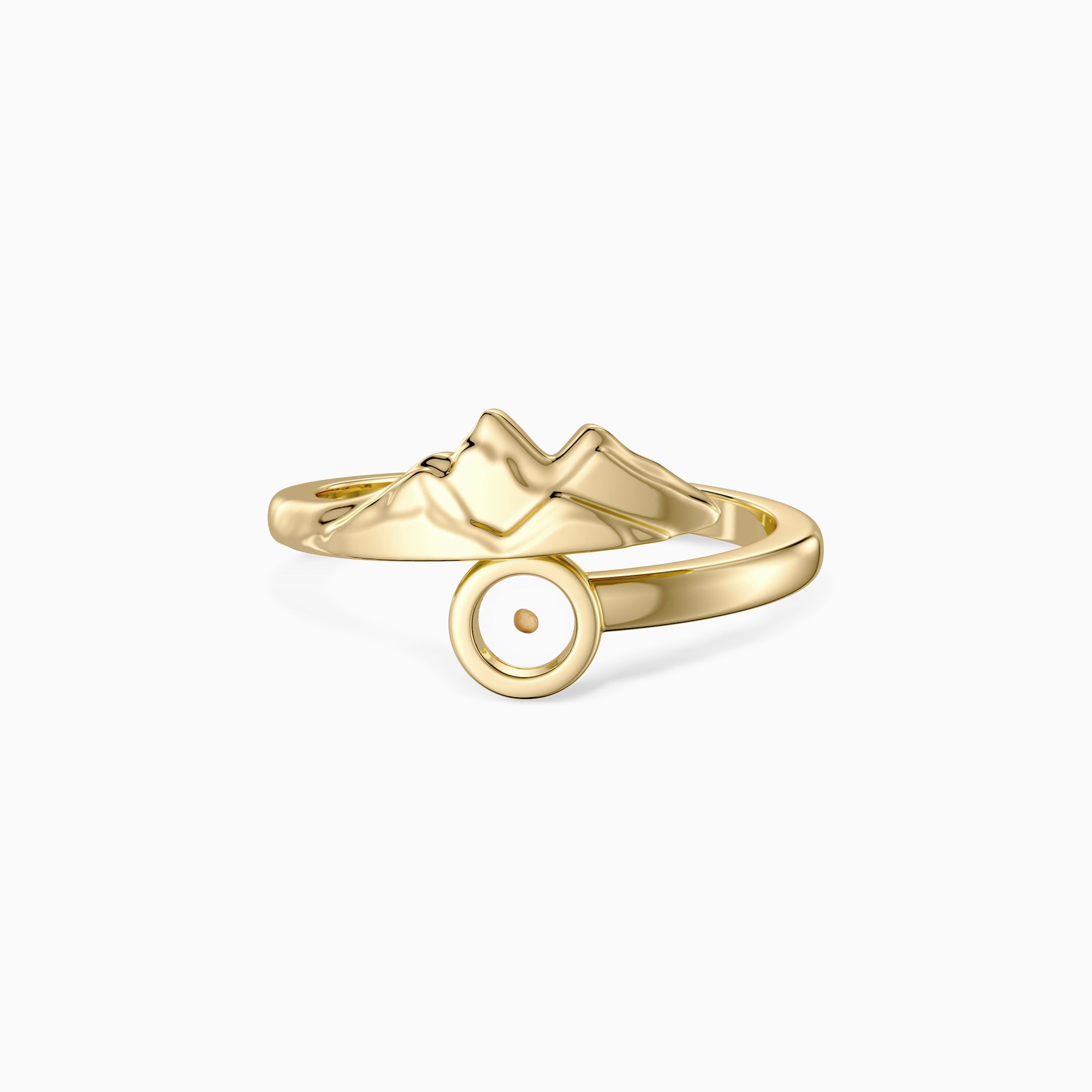 Mustard Seed Move Mountain Faith Statement Ring - vanimy