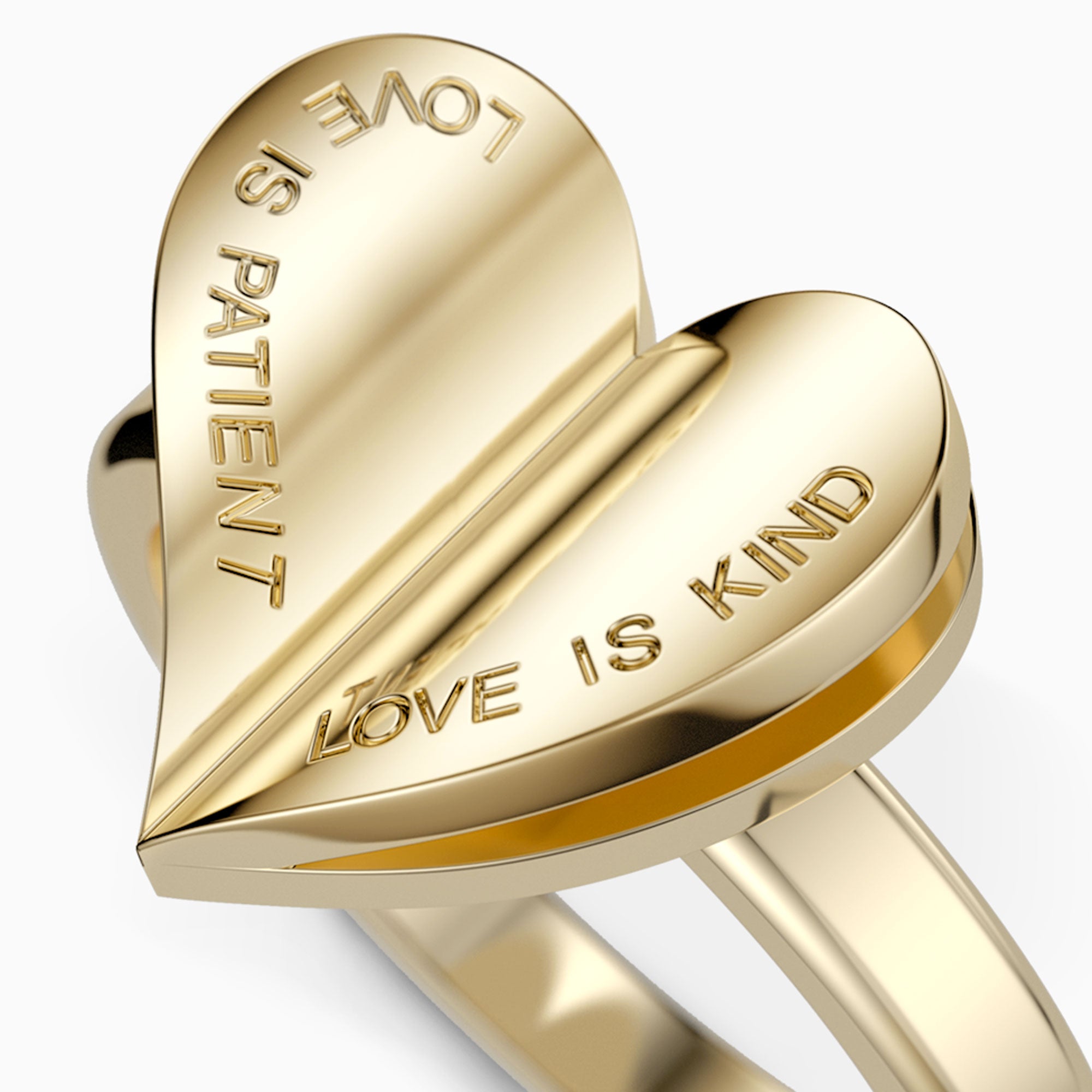 Chapters of Love Engraved Statement Ring