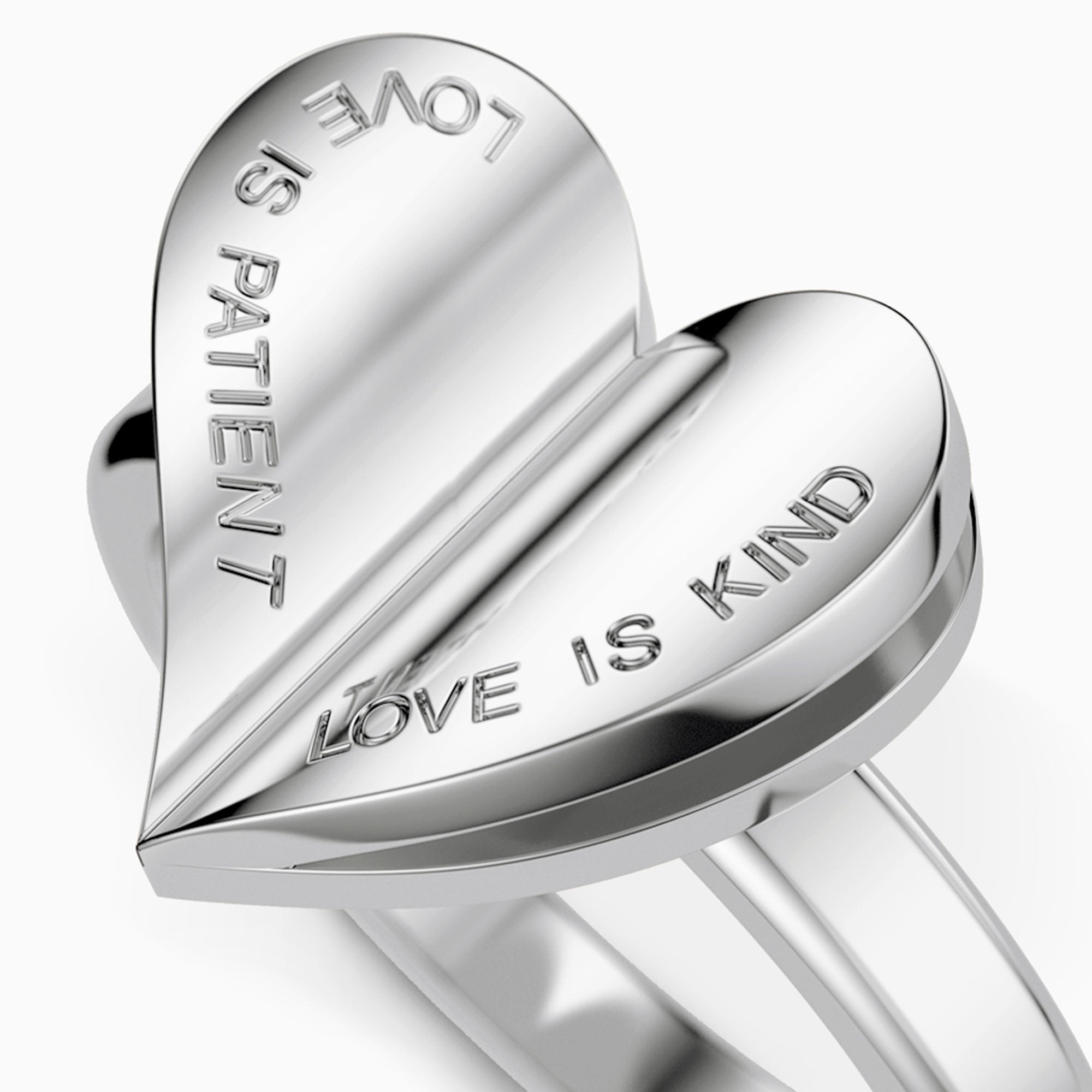 Personalized Chapters of Love Engraved Statement Ring - vanimy