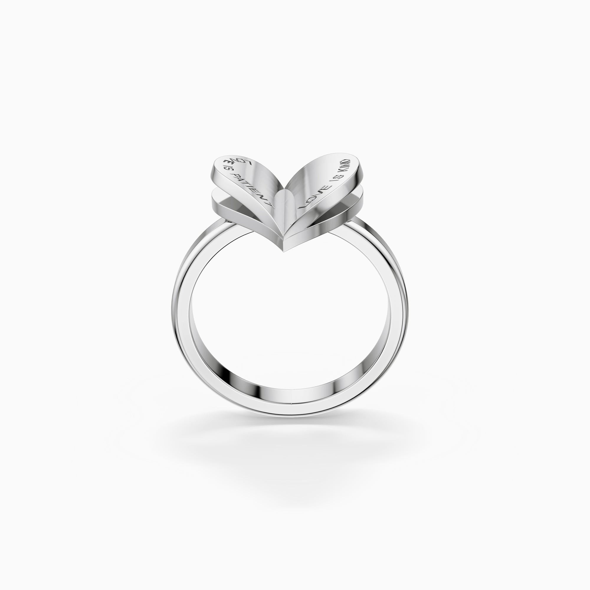 Personalized Chapters of Love Engraved Statement Ring - vanimy