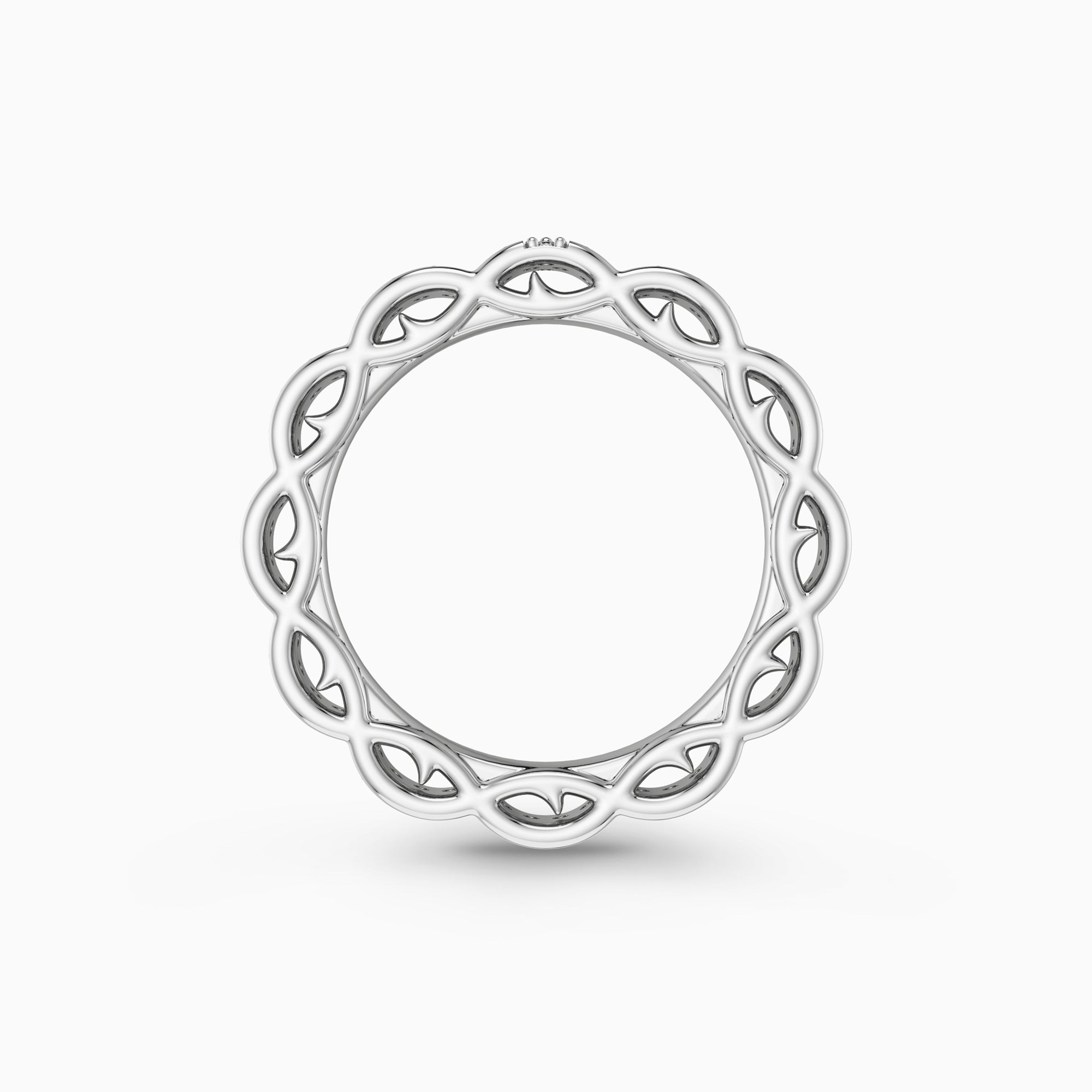 Crown of Thorns Cross Statement Ring - vanimy