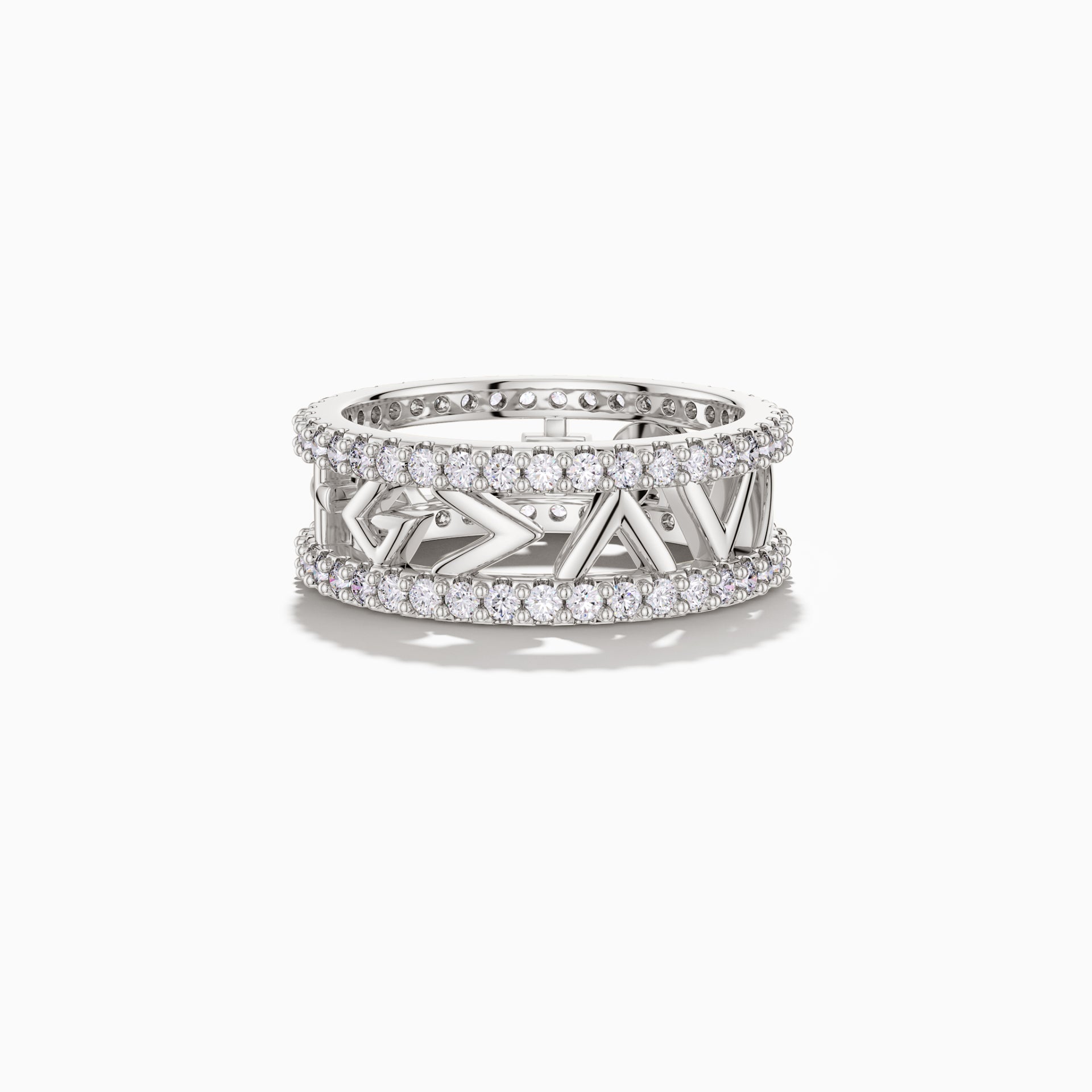 Bibel-Akronym „Gott ist größer als Höhen und Tiefen“ Statement-Ring