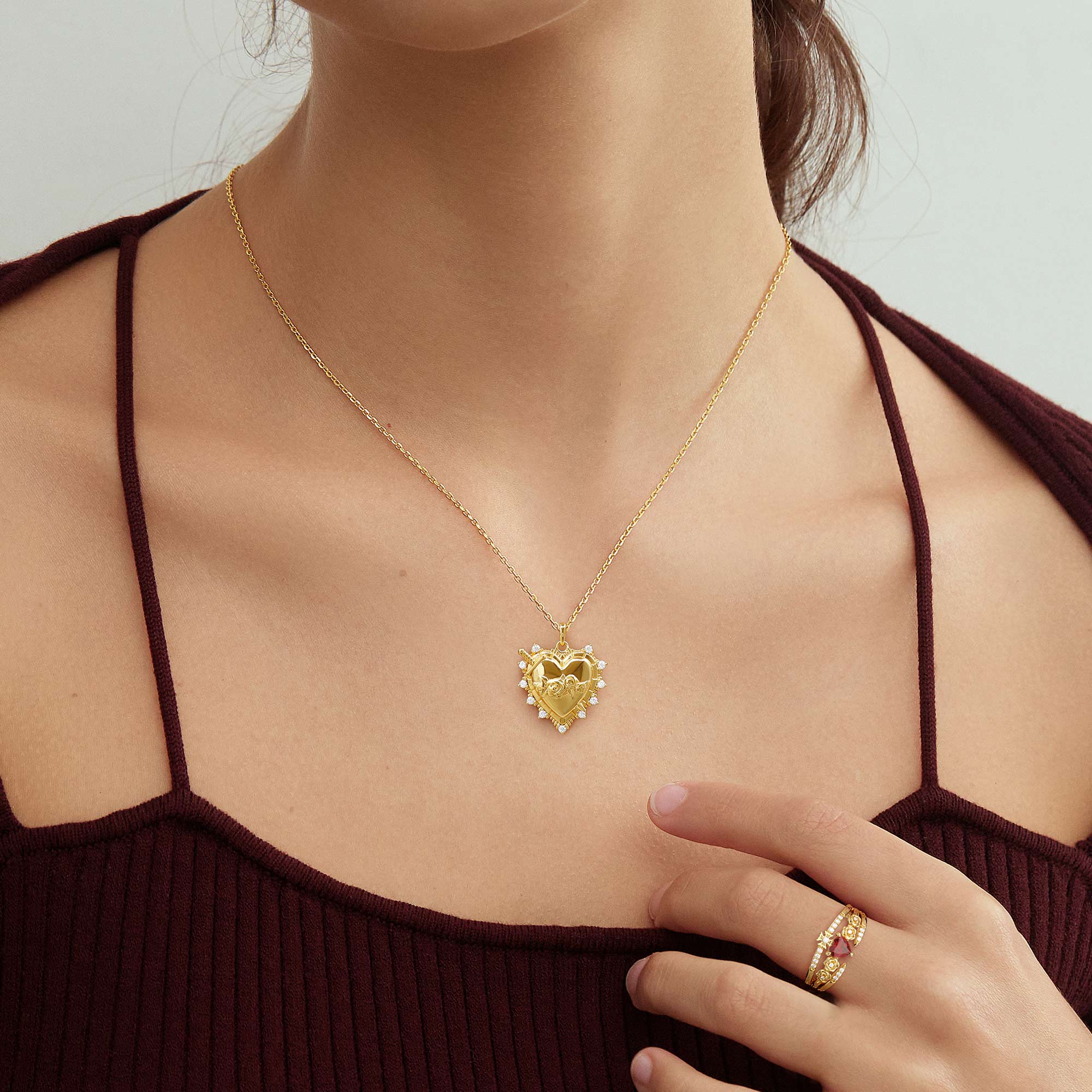 Sacred Heart Bloom Ring