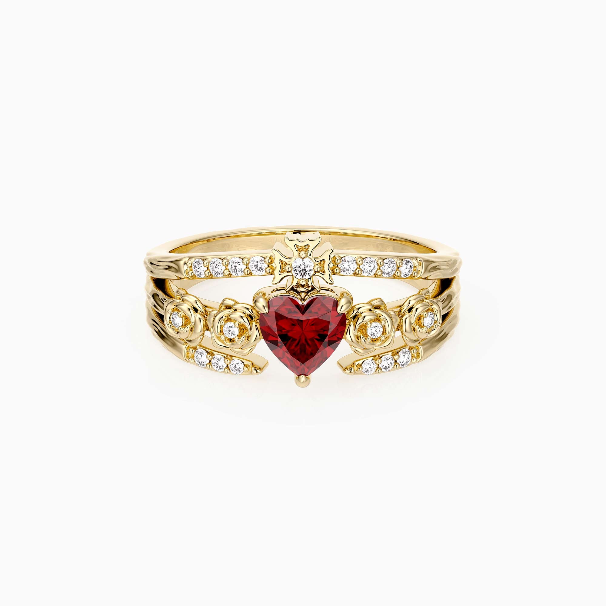 Sacred Heart Bloom Ring