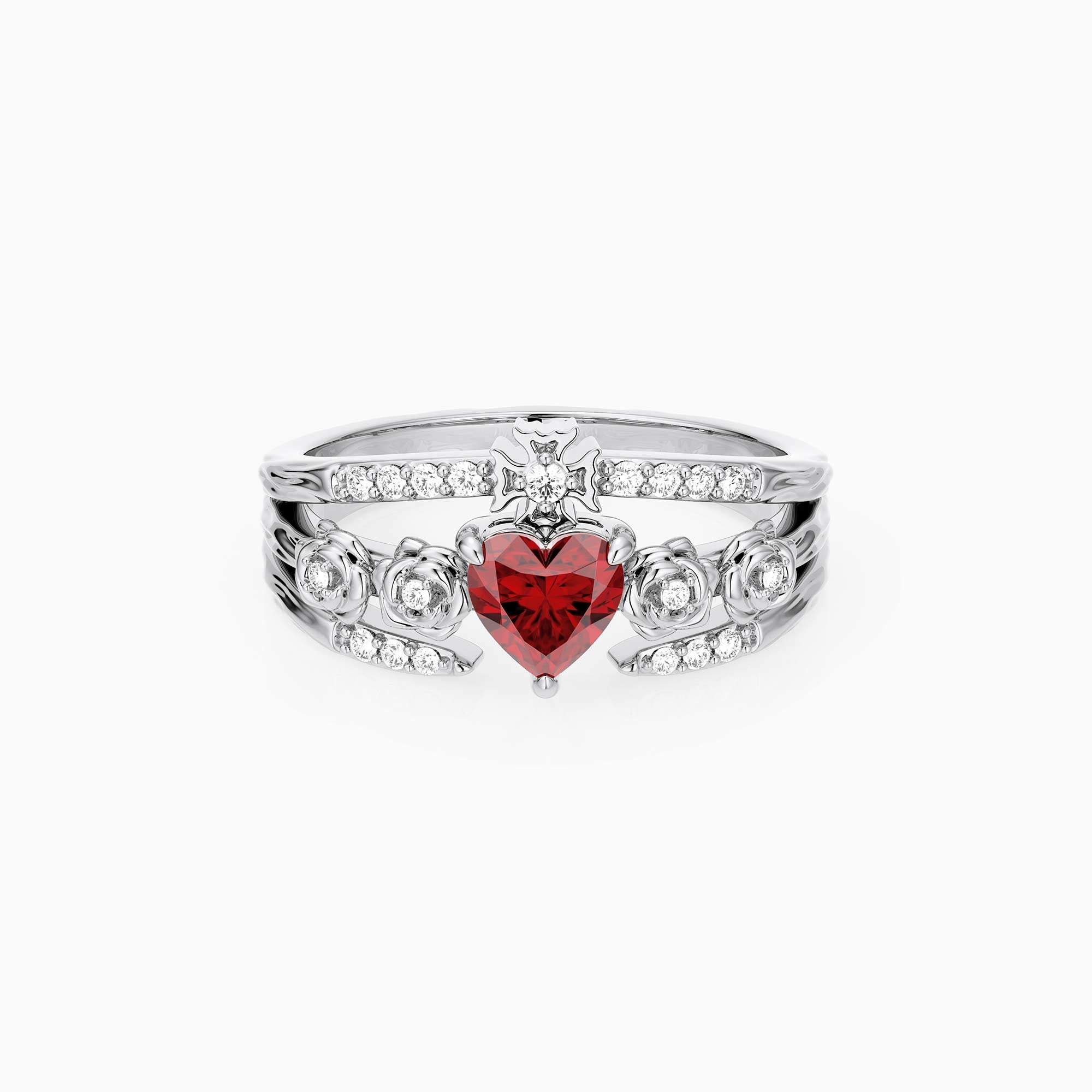 Sacred Heart Bloom Ring