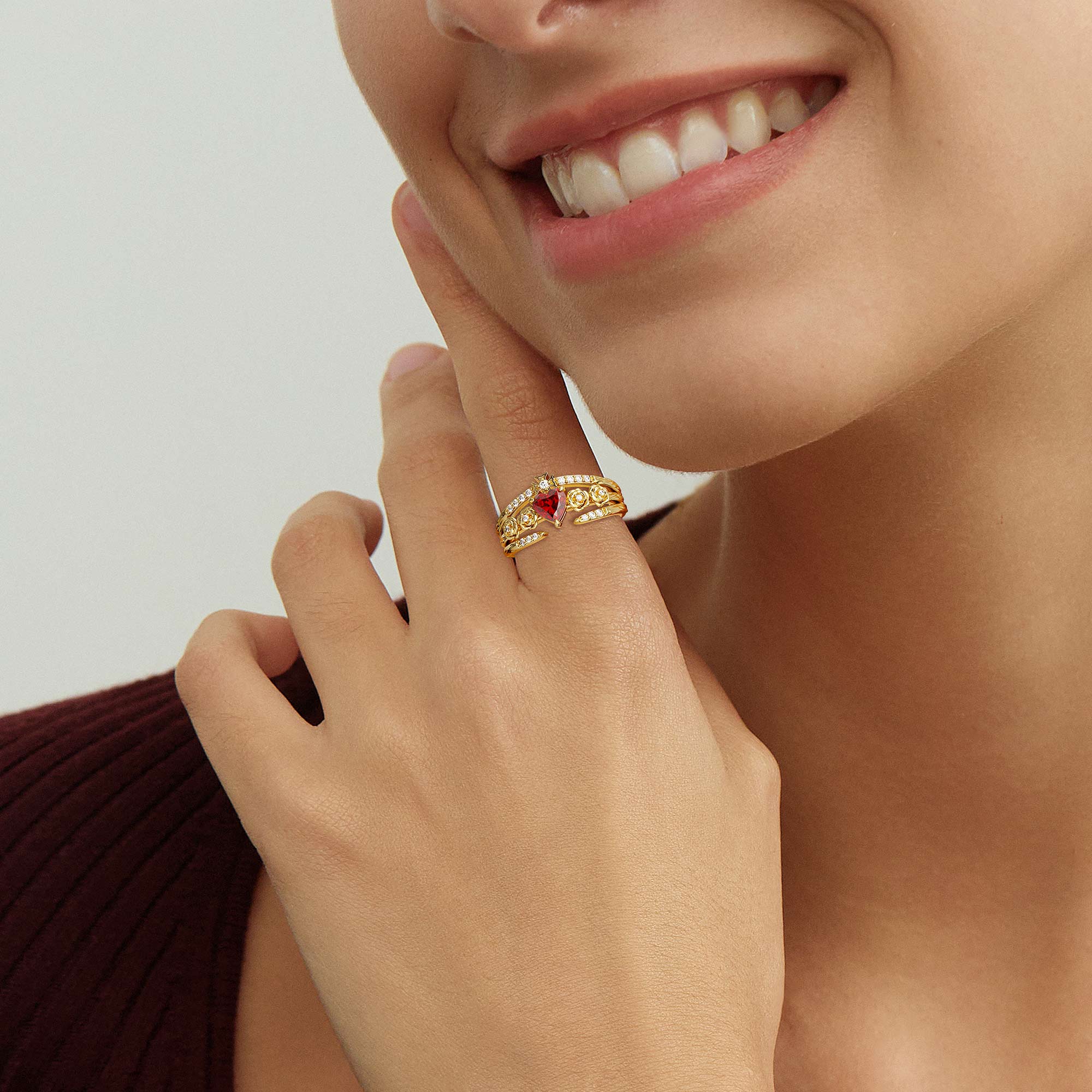 Sacred Heart Bloom Ring