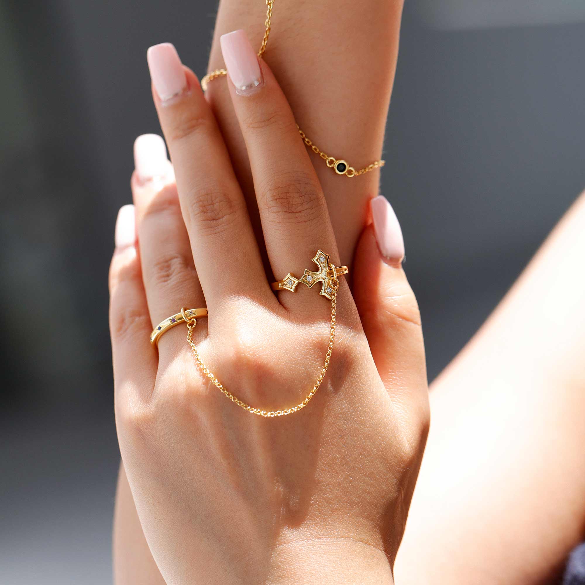 Radiance Within Cross Chain Ring