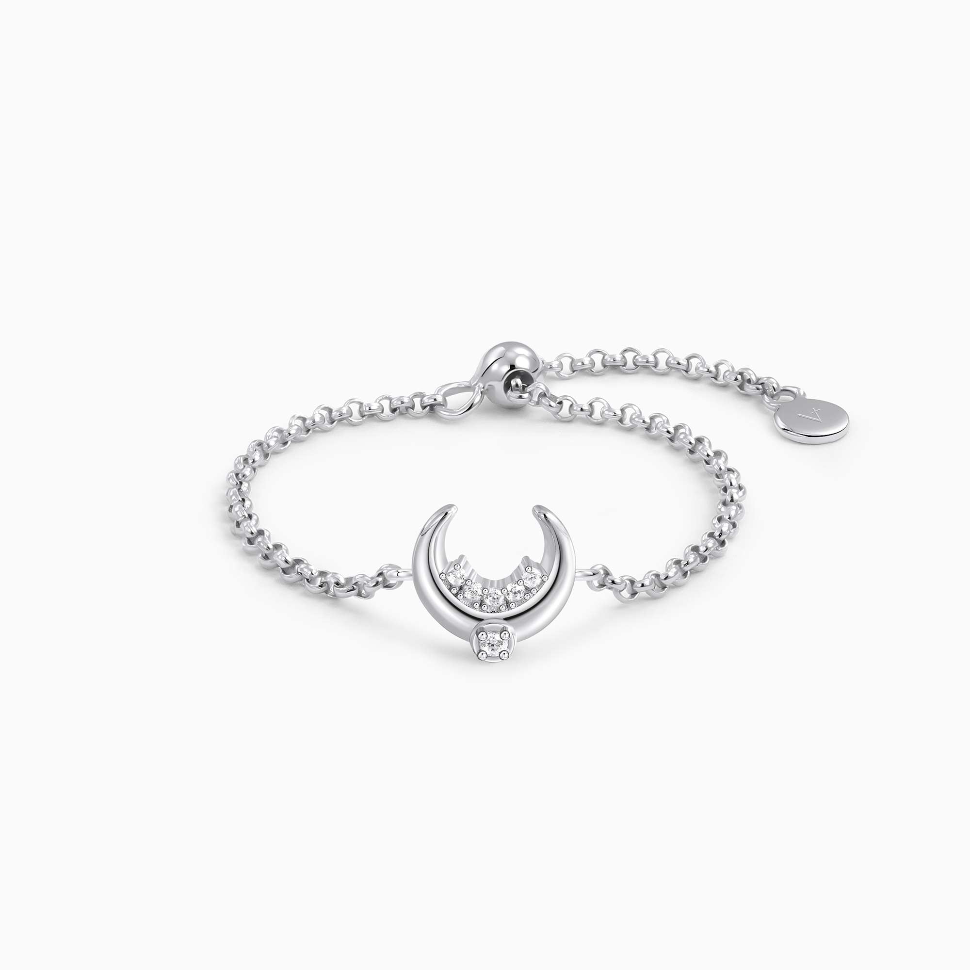 Moonlight Whispers Adjustable Chain Ring