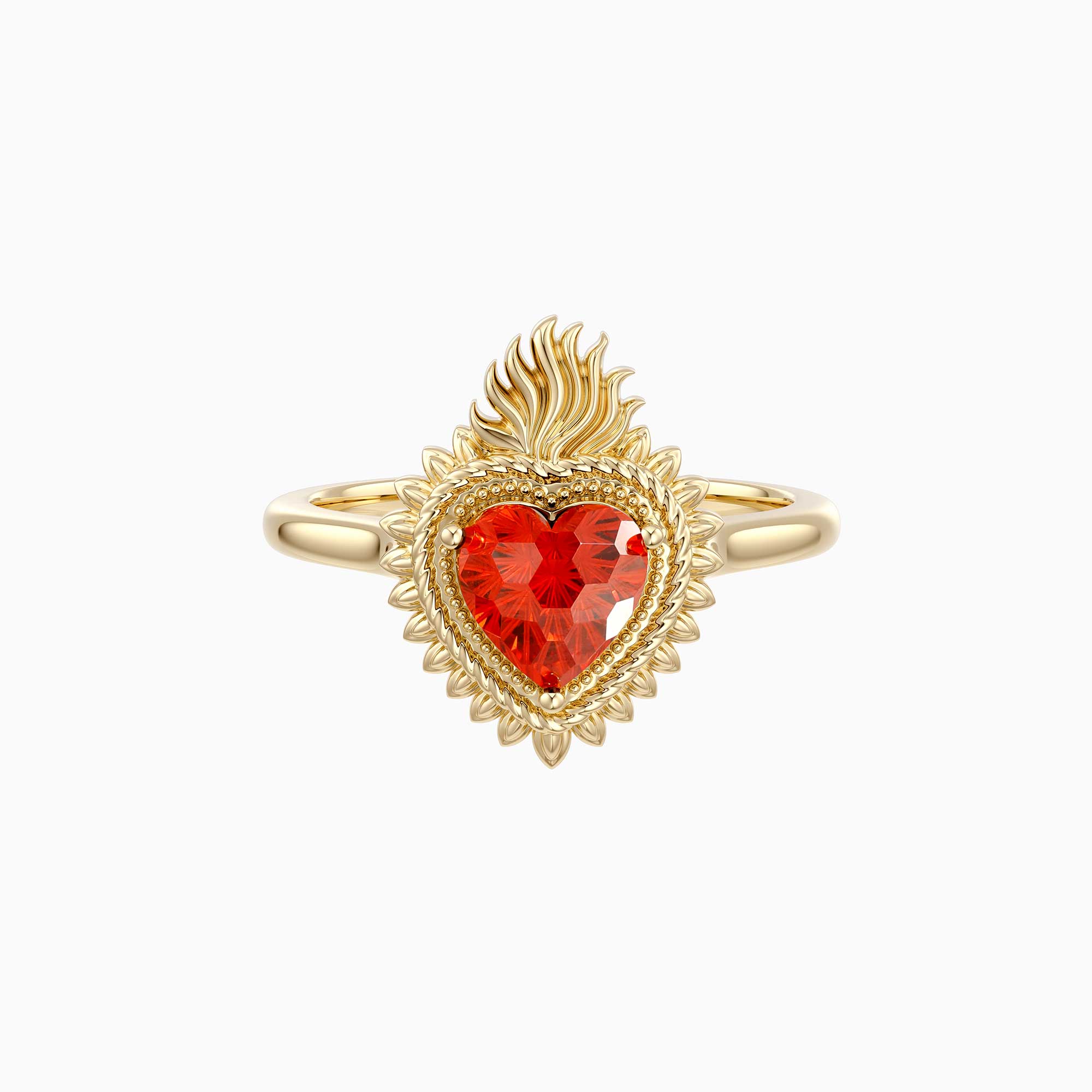Radiant Heart Ring