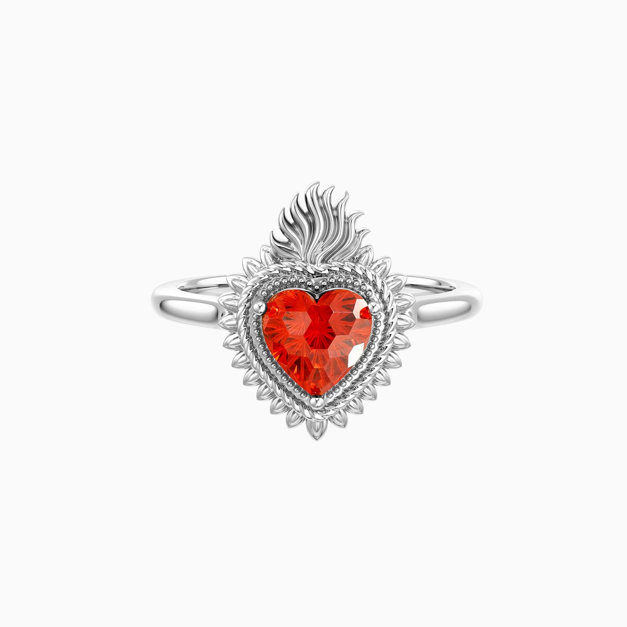 Radiant Heart Ring