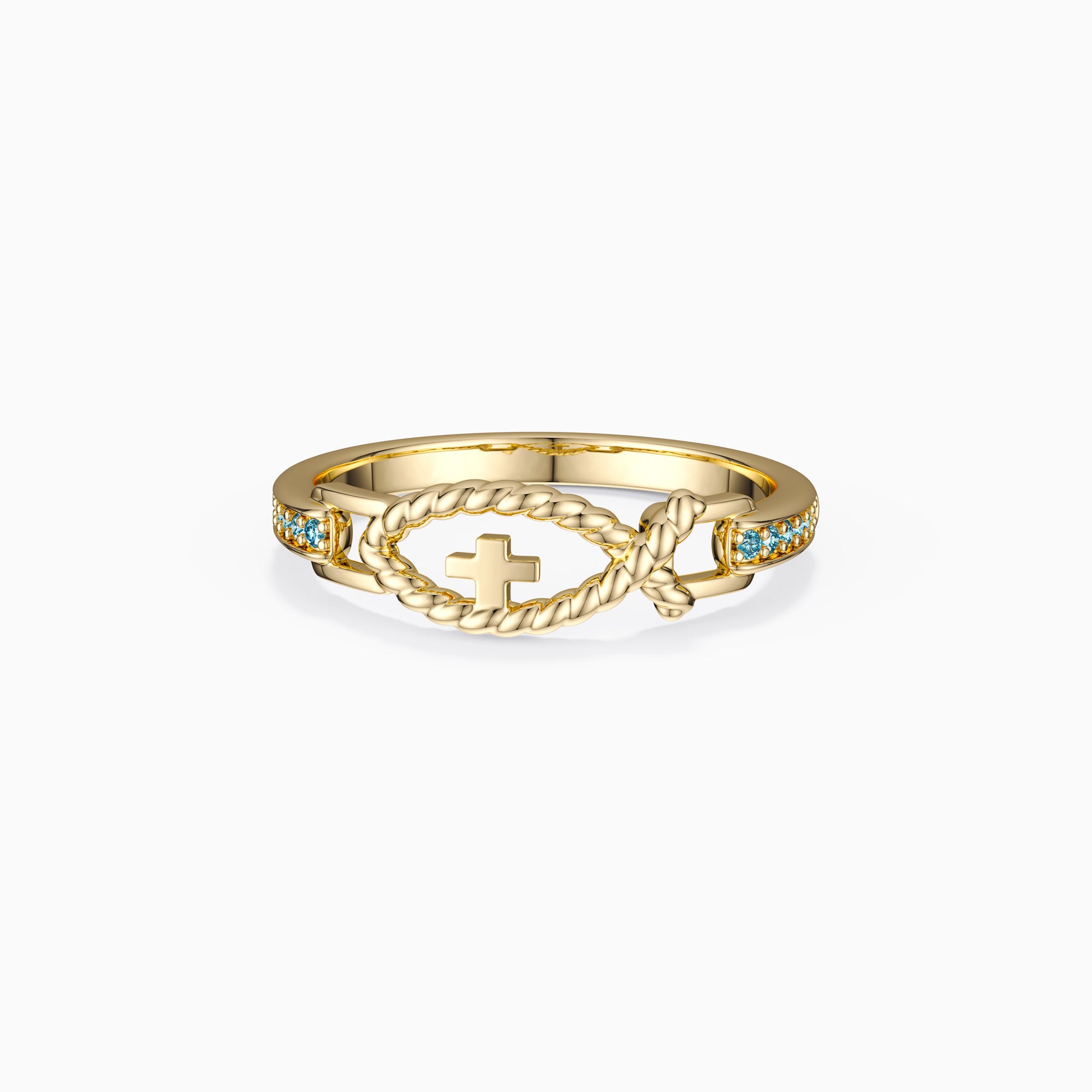 Hollow Cord Ichthys Ring - vanimy