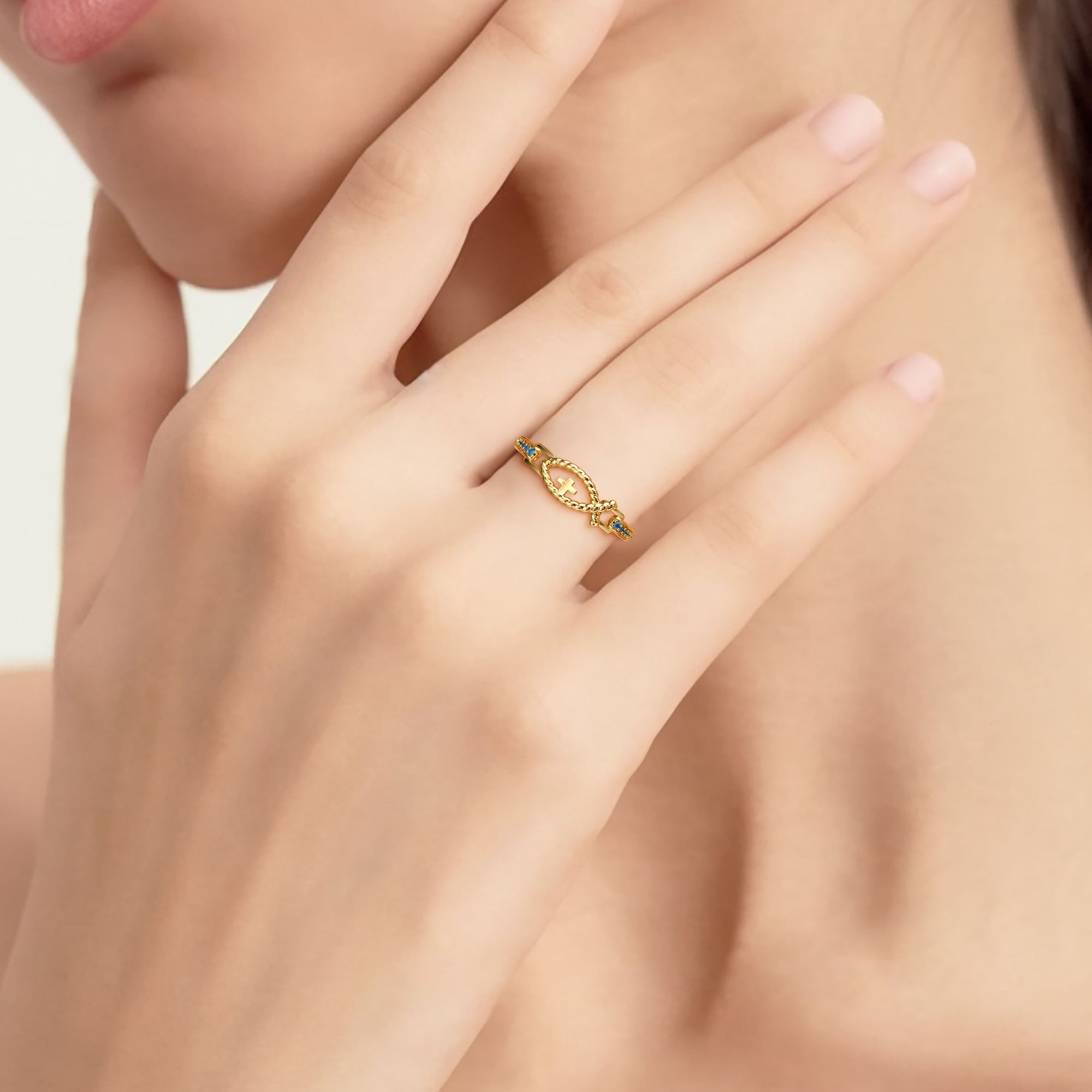 Hollow Cord Ichthys Ring - vanimy